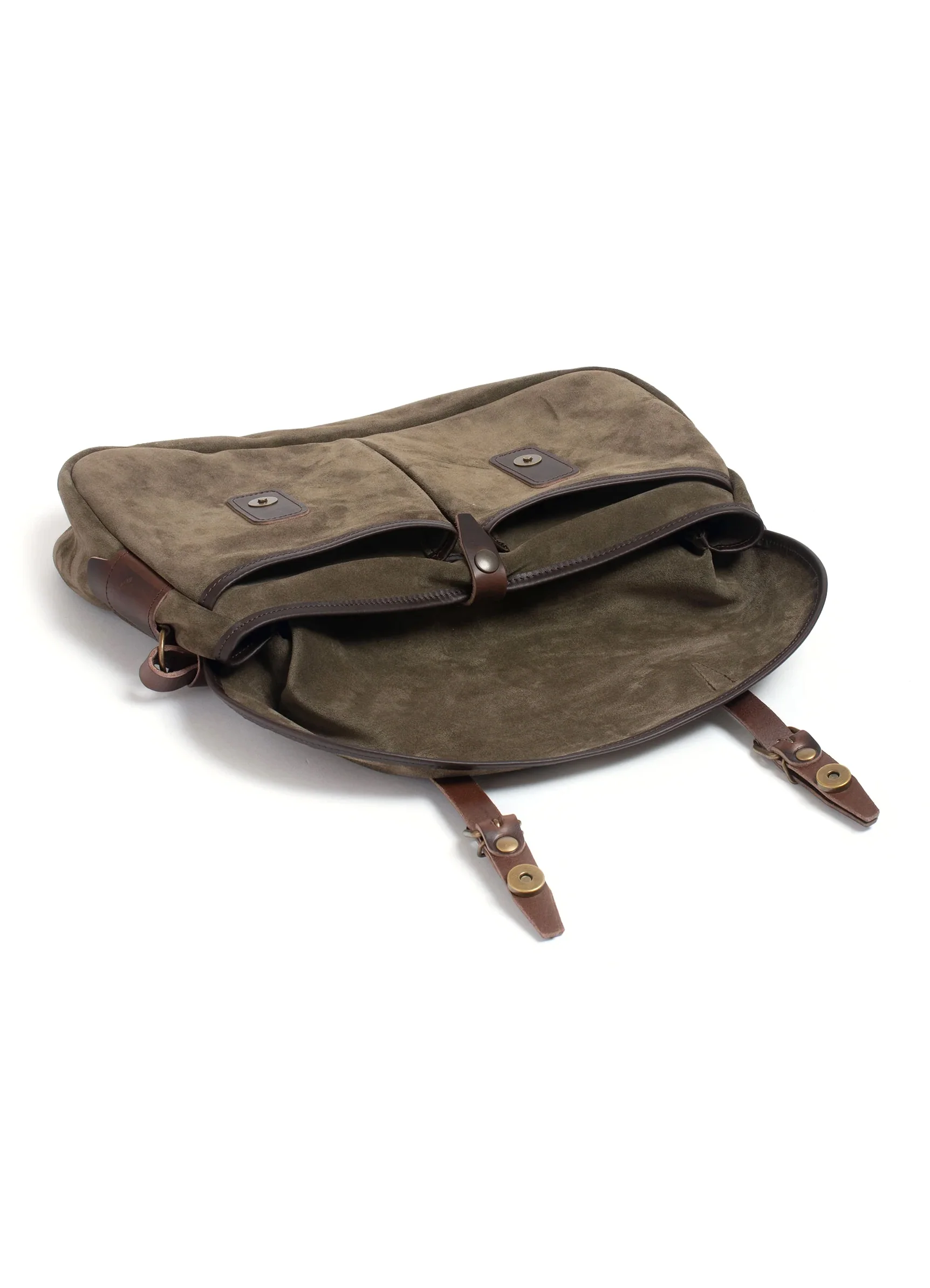 FISHERMAN'S MUSETTE M | Suede Fishermen's Bag | Musk - Image 4