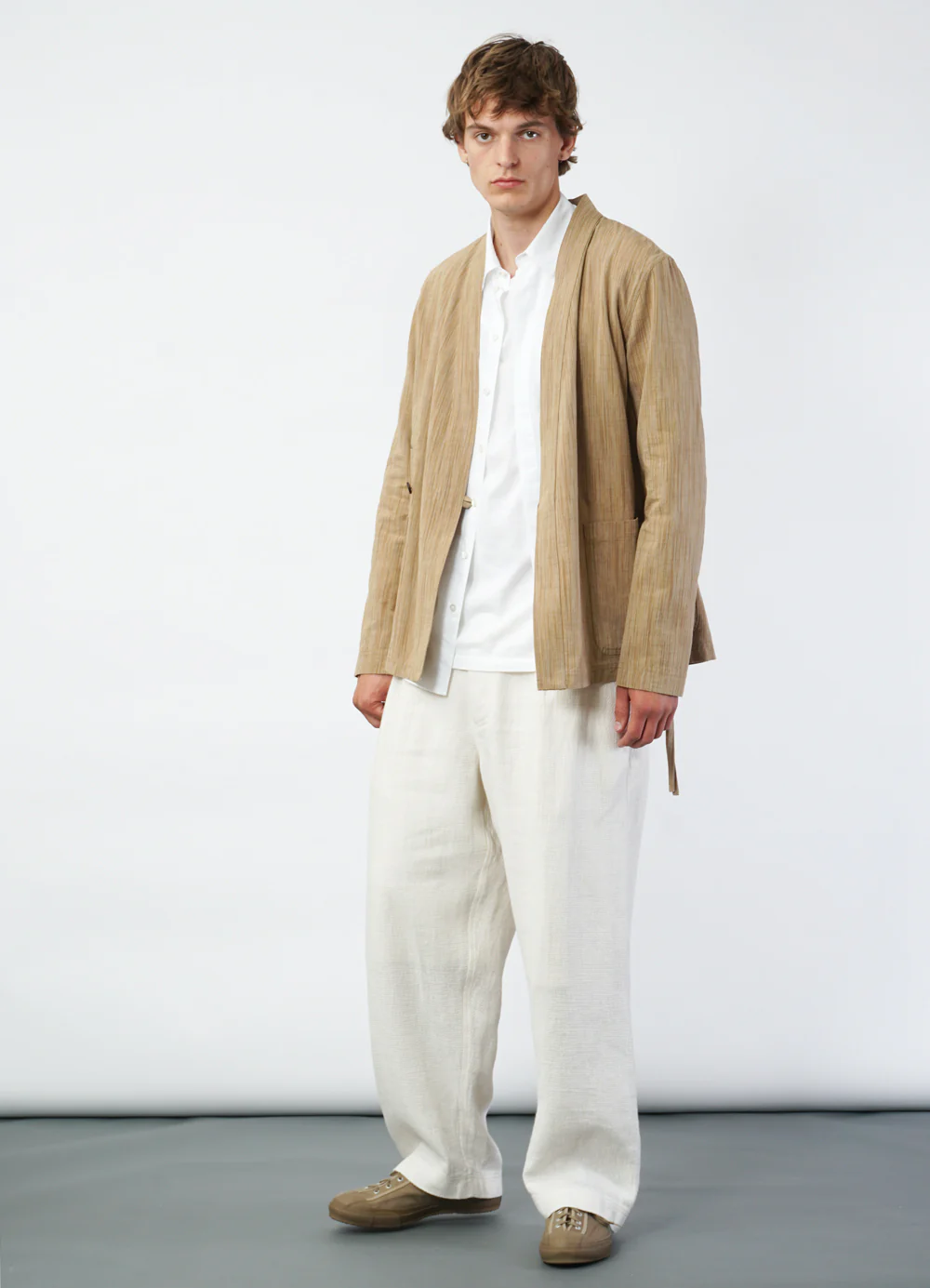 FOLKE 29-61-9 | Eastern Style Blazer | Sepia - Image 2