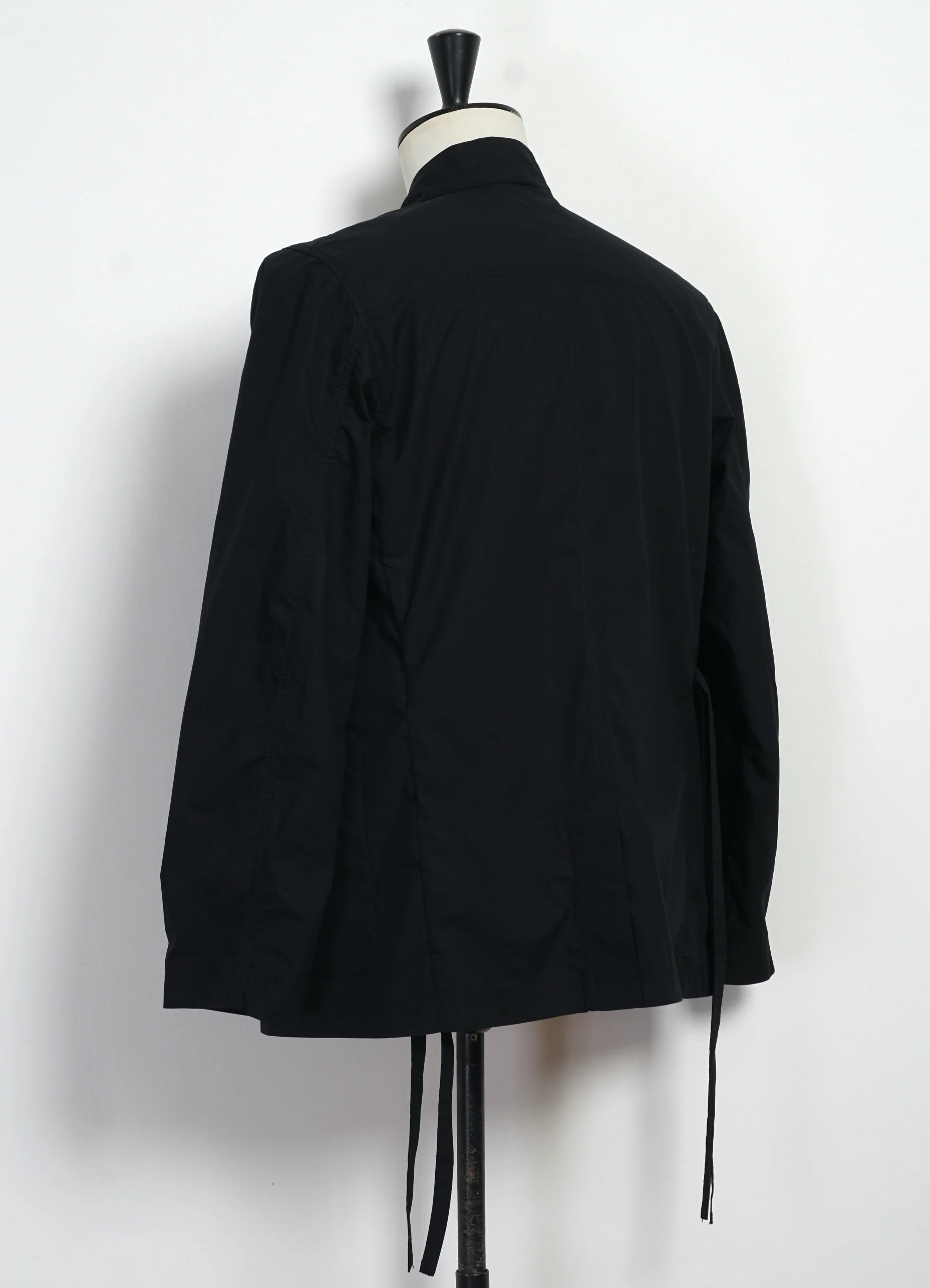 FOLKE 31-64-2 | Eastern Style jacket | Black Parachute - Image 3