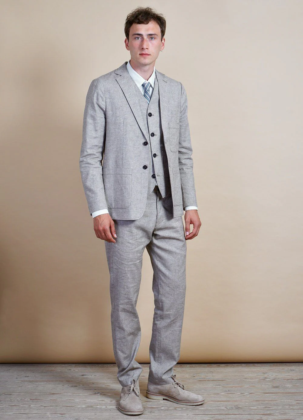 FRED | Regular Fit Trousers | Beach - Image 4