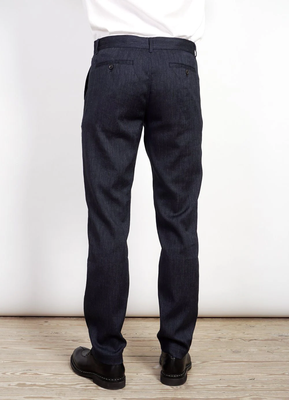 FRED | Regular Fit Trousers | Navy Melange - Image 3