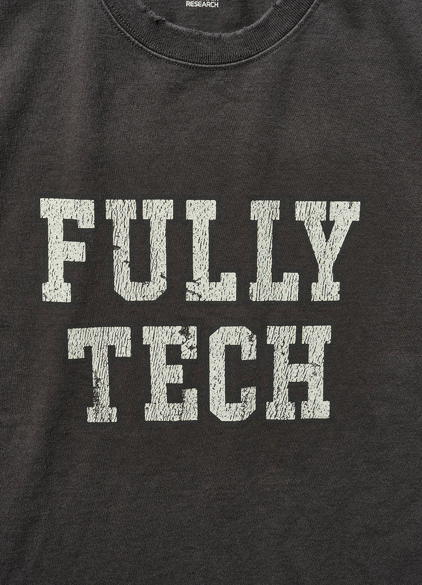 FULLY TECH | Distressed Mountaineers T-shirt | Black - Image 5