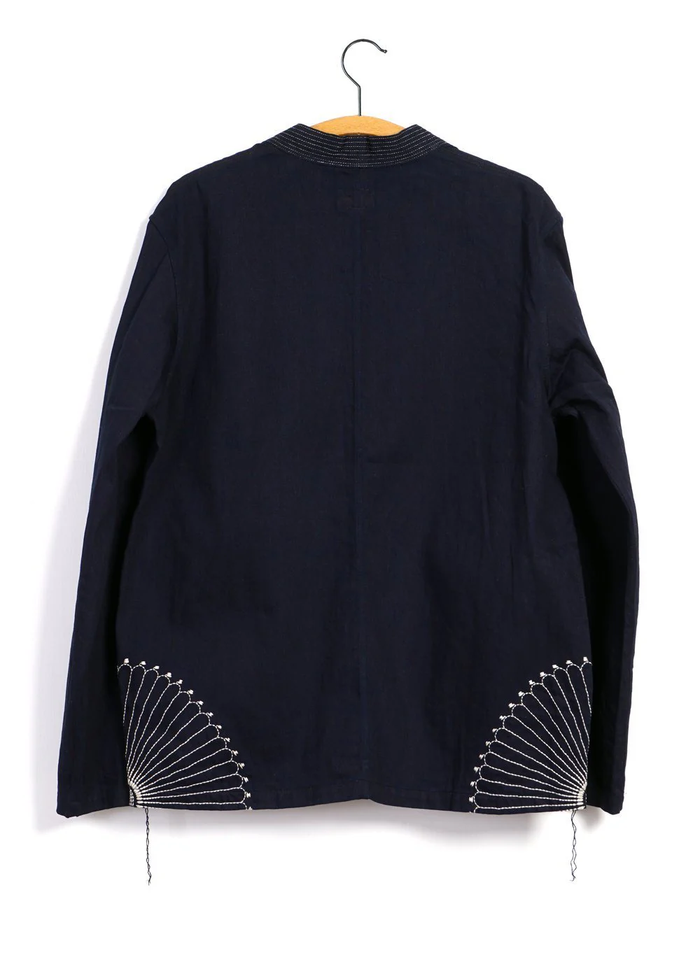 FUROSHIKI | 8oz Denim Kakashi Shirt | Indigo - Image 4