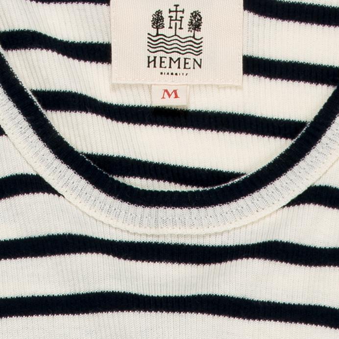 GARI | Organic Tank Top | Breton Stripe - Image 3