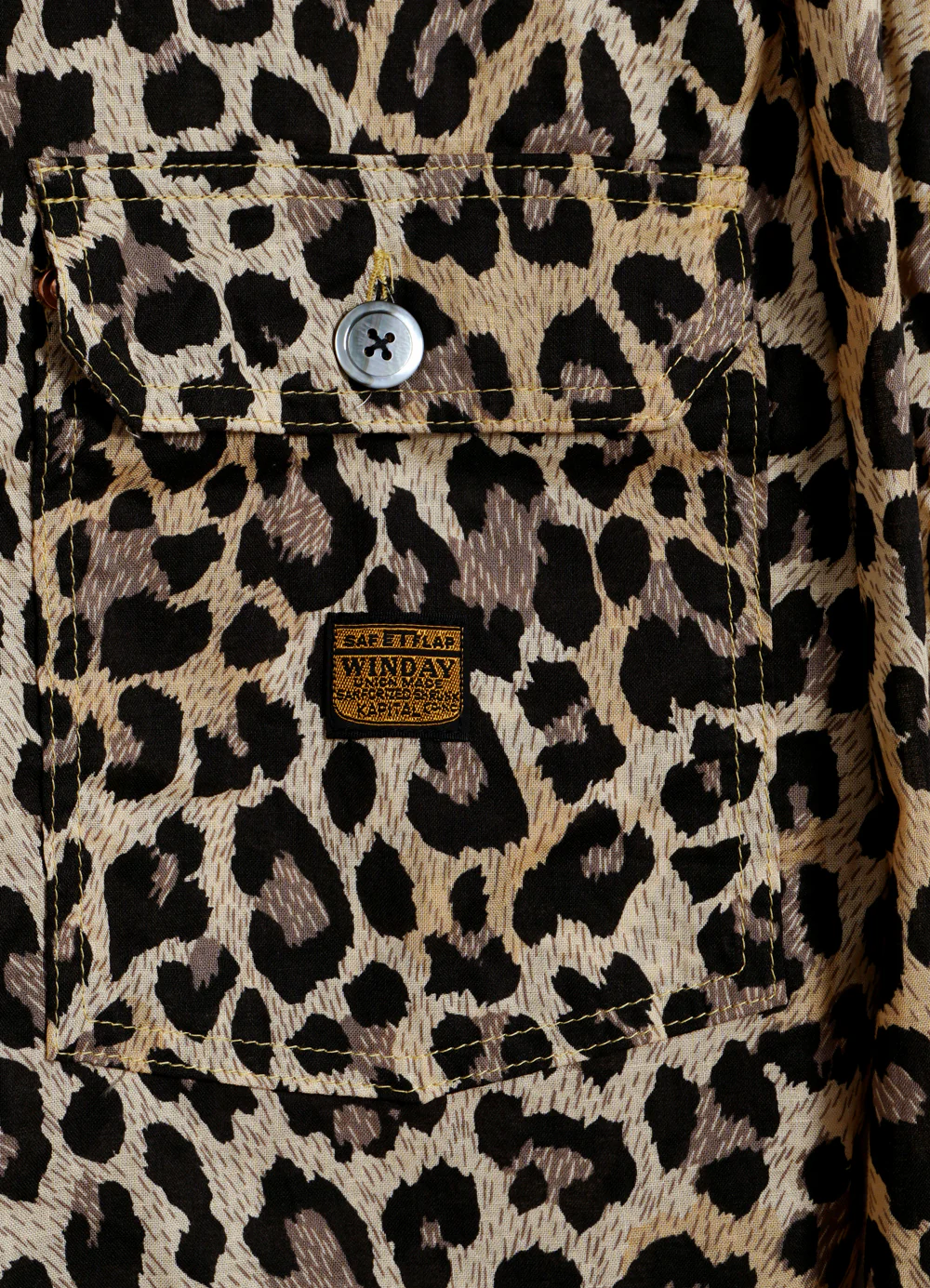 GAUZE 1st JKT | Lightweight Shirt Jacket | Leopard - Image 5