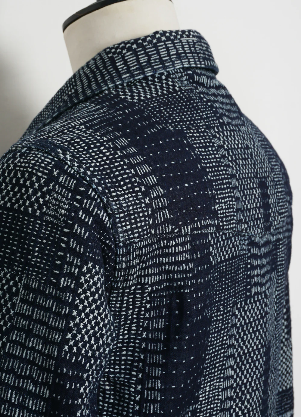 GENE 100-10-25-4 | Casual Workwear Jacket | Sashiko Indigo - Image 7