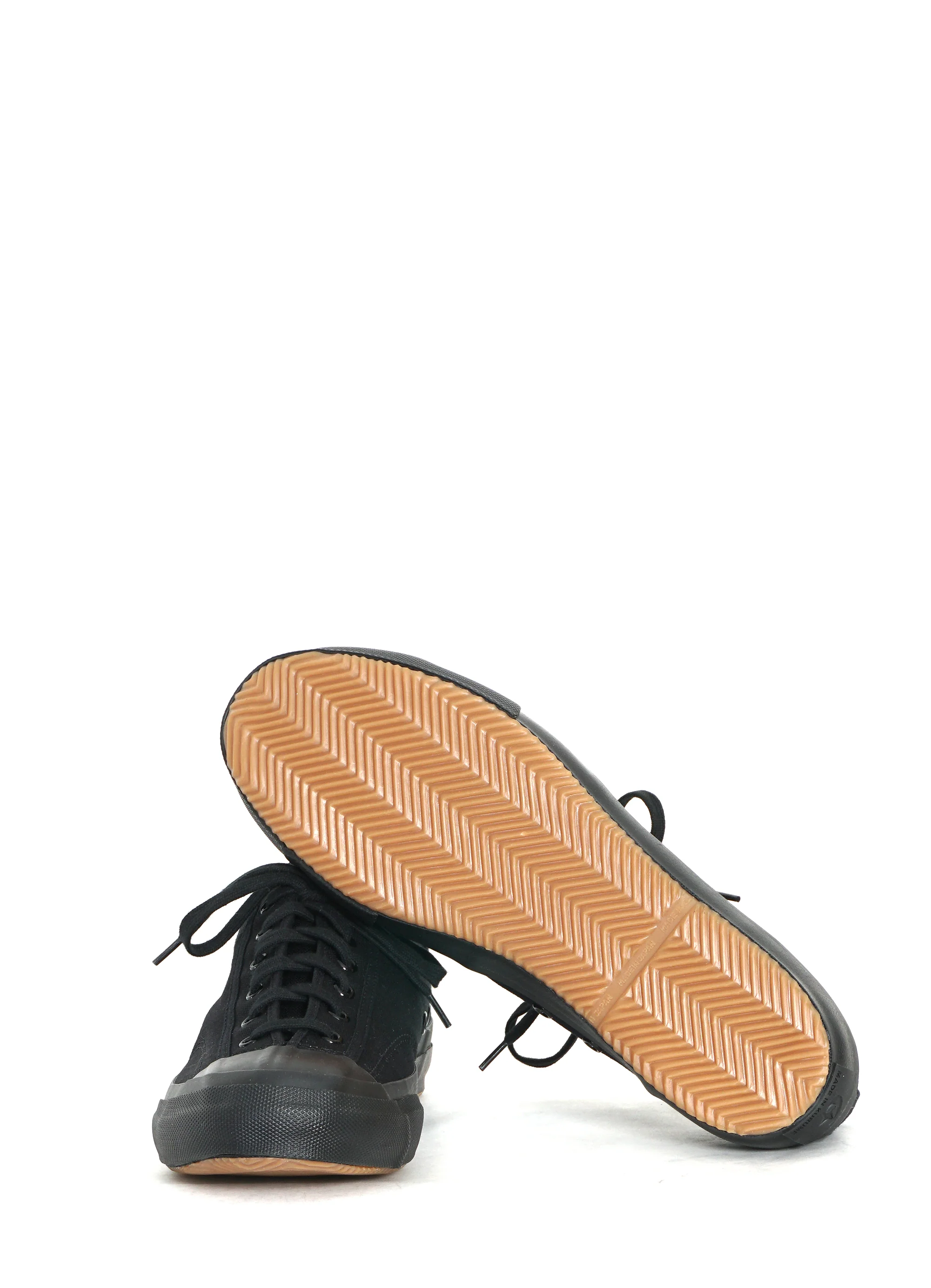GYM CLASSIC | Canvas Vulcanised Sole Sneaker | Black Mono - Image 5