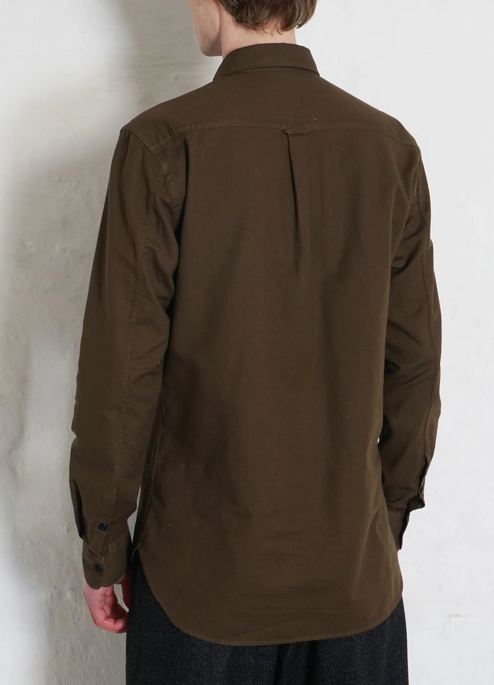 HAAKON | Hidden Button Down Shirt | Plant - Image 3