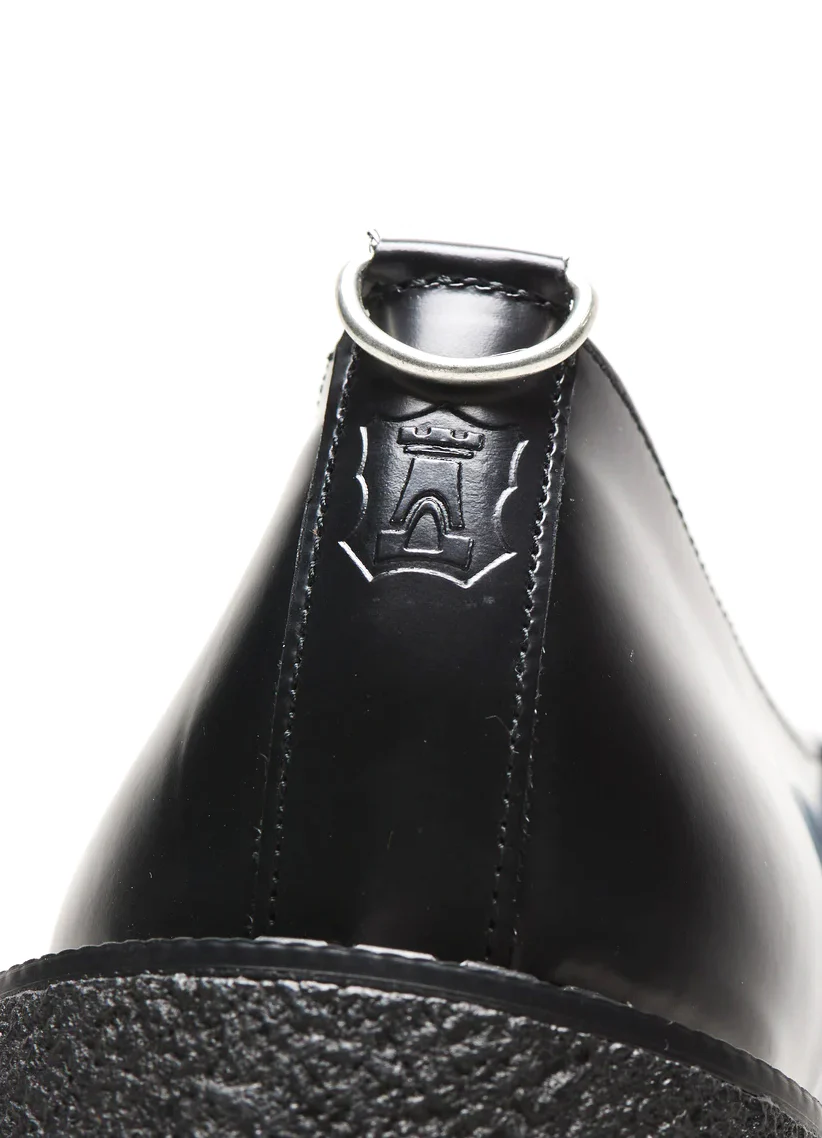 HATTON | Basketweave Leather Shoe | Black - Image 5
