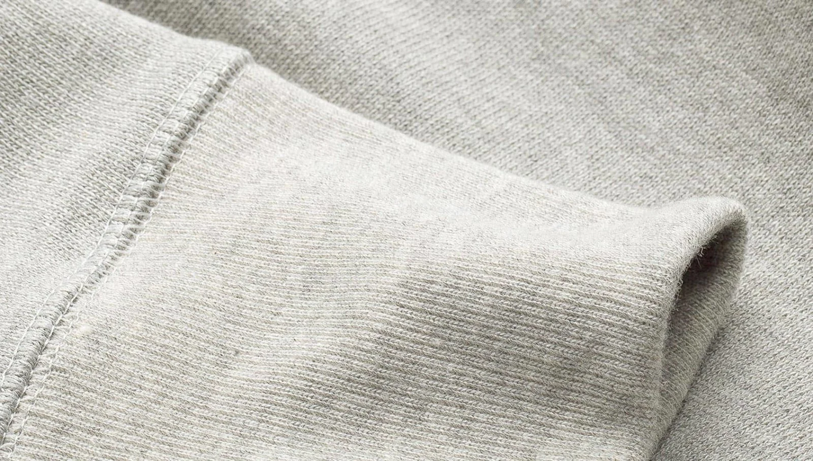 HEAVY SWEATSHIRT | Organic Crew Neck | Grey Mel - Image 3