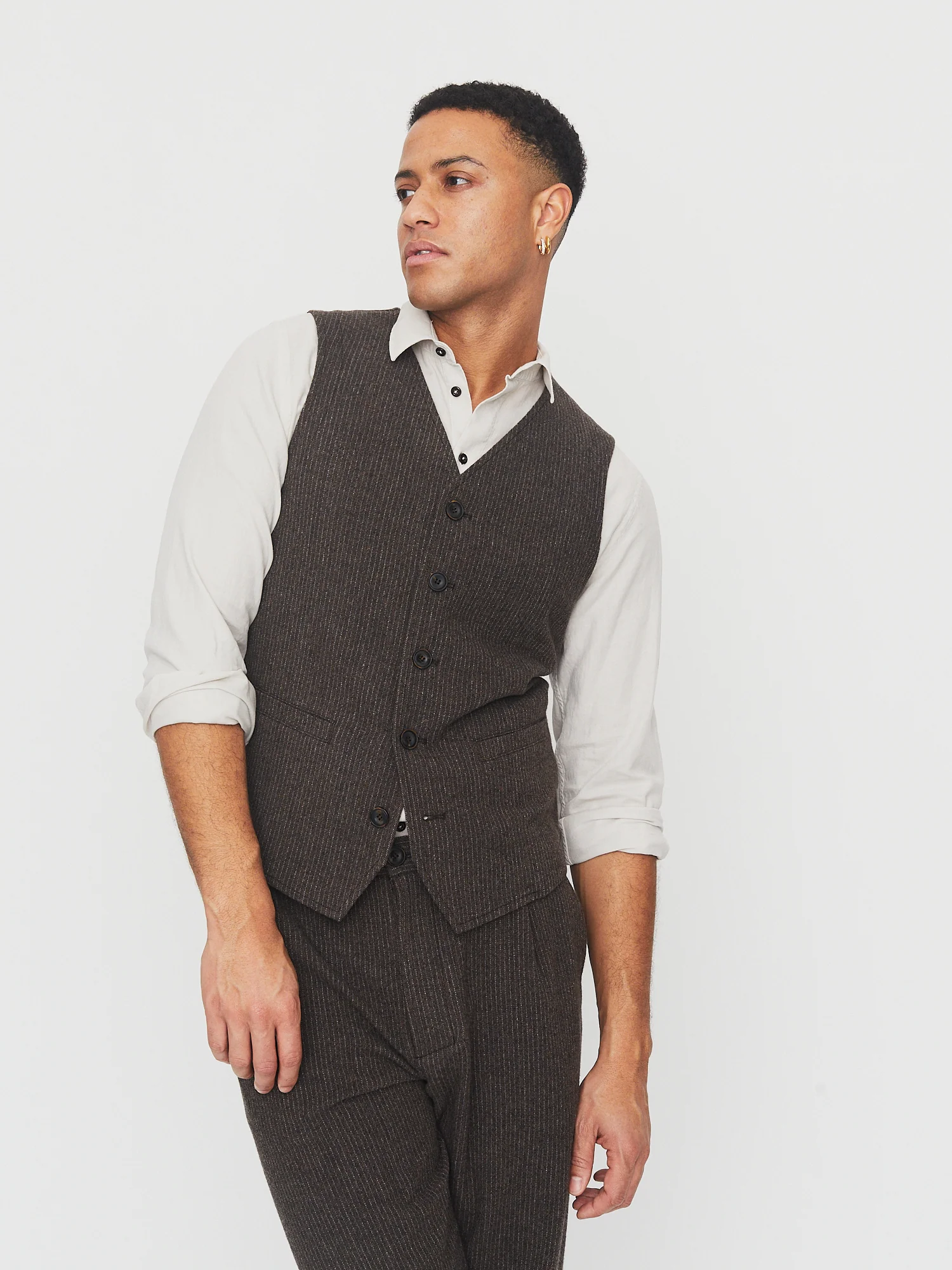 HENNING 30-10-5 | Casual Classic Shirt | Fog - Image 4