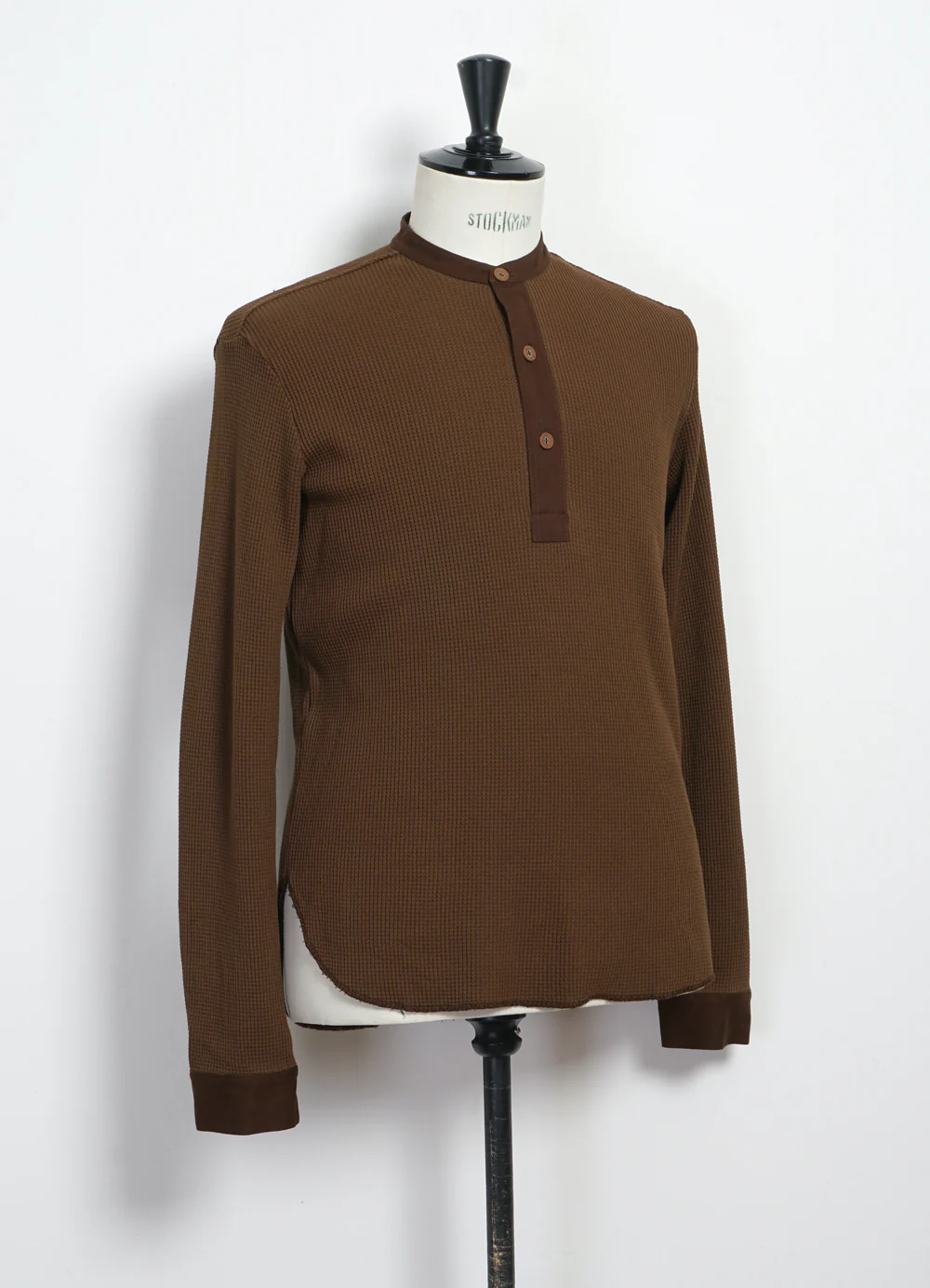 HERMANN 28-114-9 | Long Sleeve Henley | Nut - Image 3