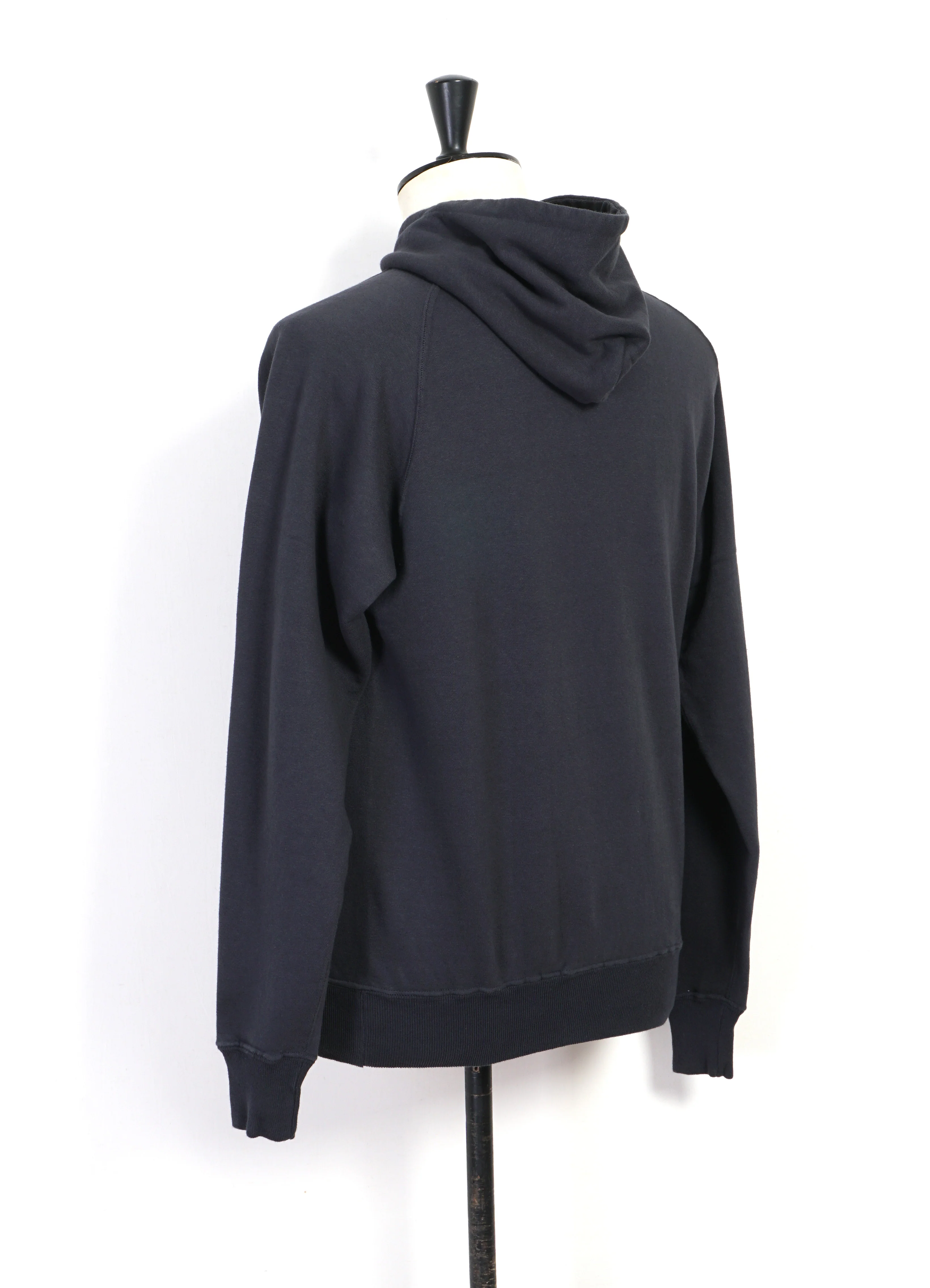 EHU'KAI | Brushed Fleece Hoodie | Dark Navy - Image 3