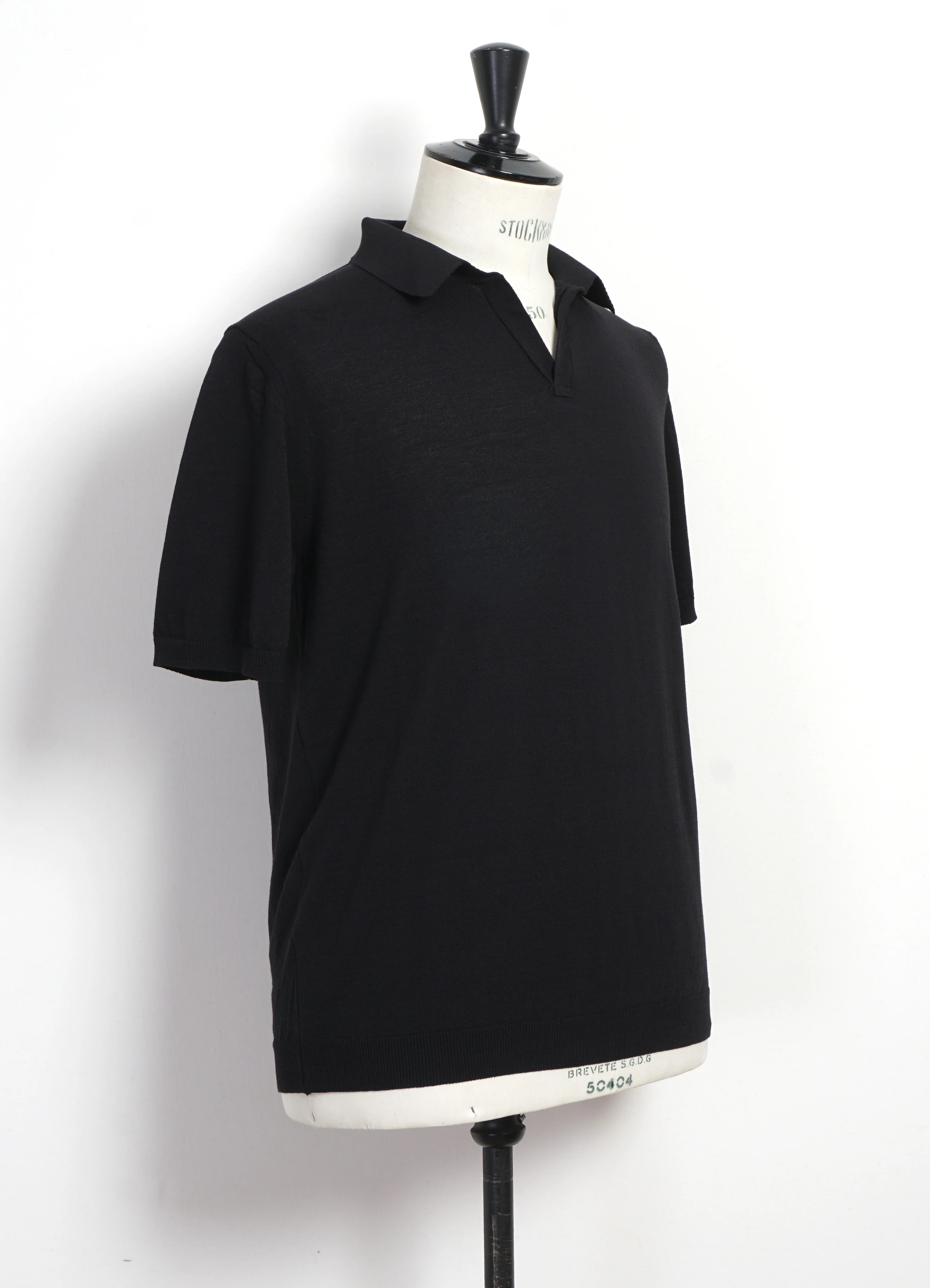 IC5 | Ice Cotton Skipper Poloneck | Black - Image 3
