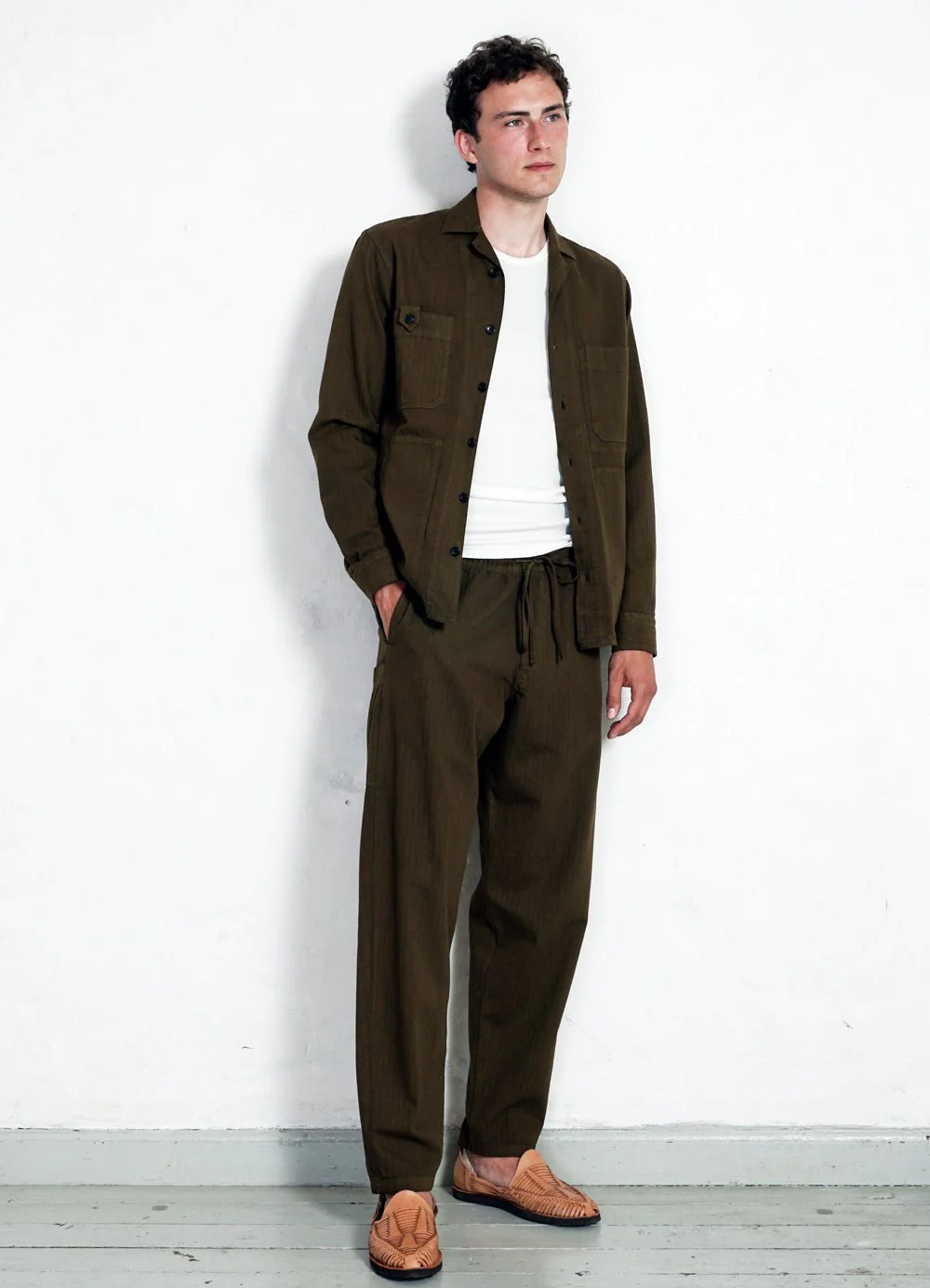 JACK | Casual Drawstring Pants | Plant - Image 7