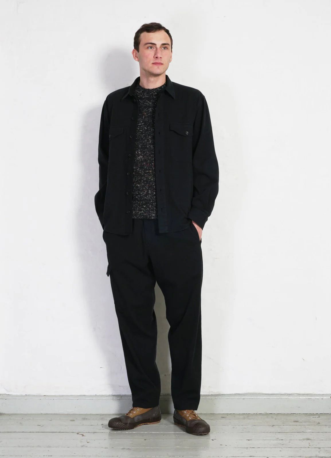 JIMMY | Casual Cargo Drawstring Pants | Black - Image 5