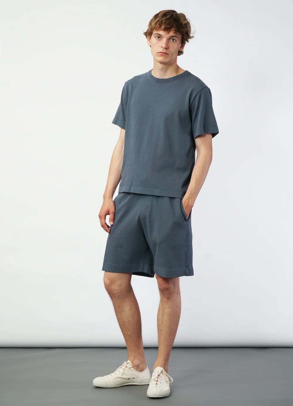 JOEL 29-119-3 | Loose Fit Crew Neck T-shirt | Ocean - Image 4