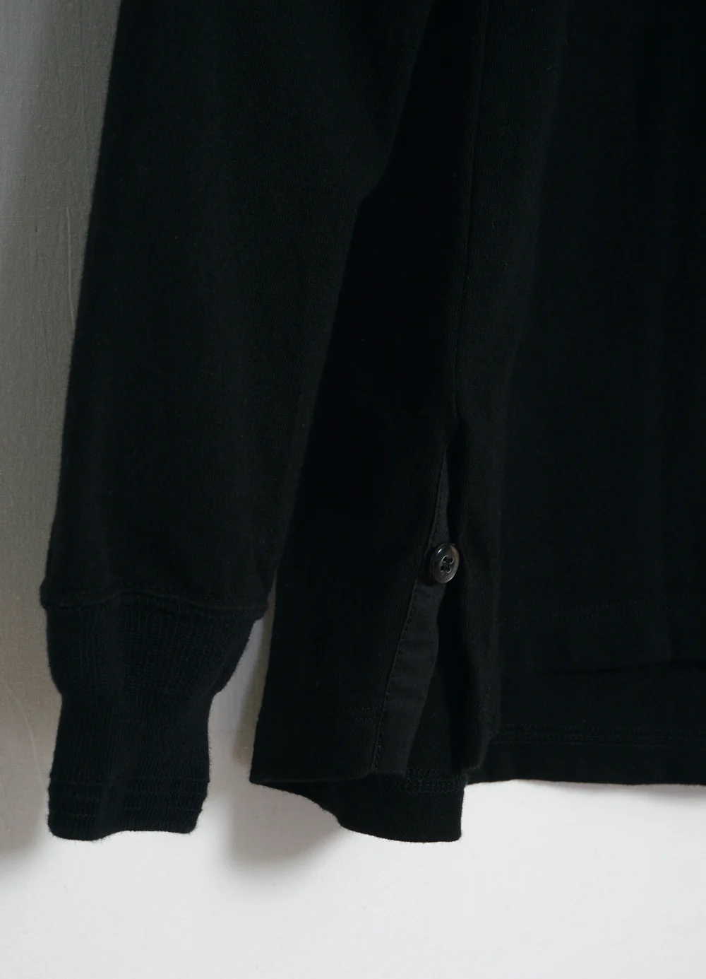 JONAS 150-15-2 | Long Sleeved Henley | Black - Image 4