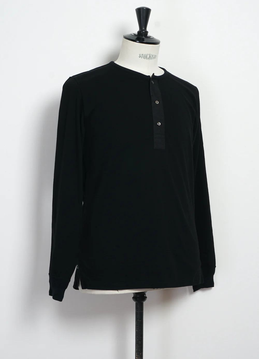 JONAS 150-15-2 | Long Sleeved Henley | Black - Image 5