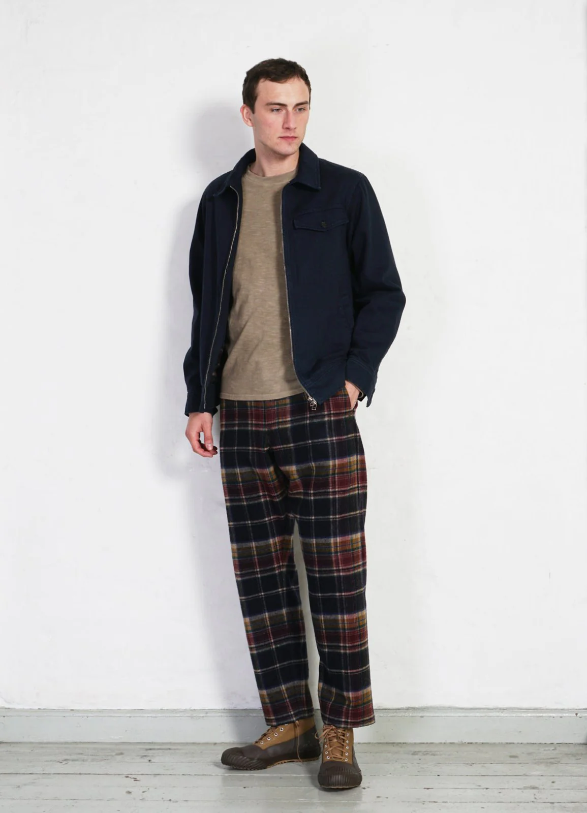 JONES | Long Sleeve Crew Neck Pocket T | Clay - Image 6
