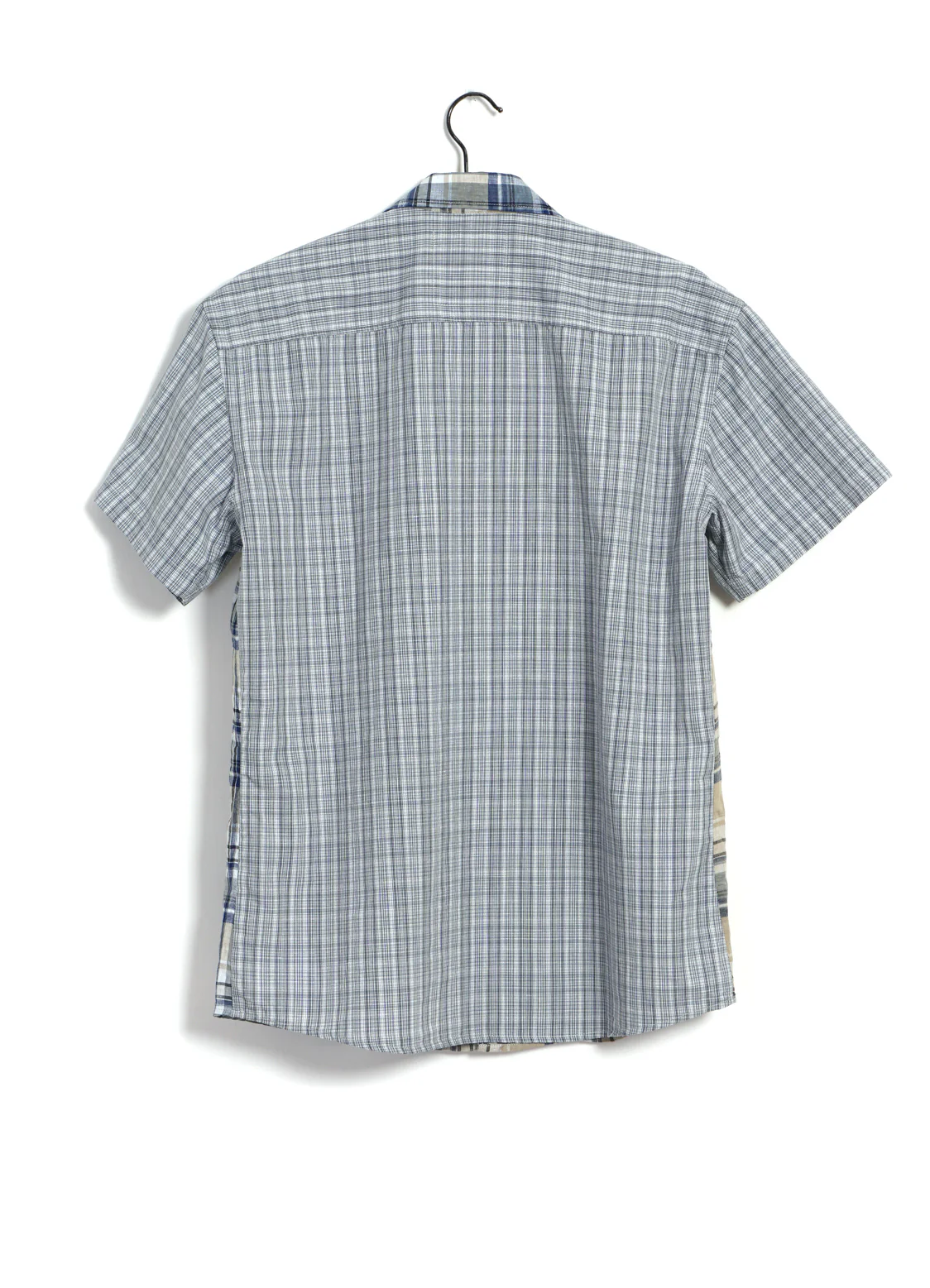 JONNY | Short Sleeve Shirt | Blue Checks - Image 2