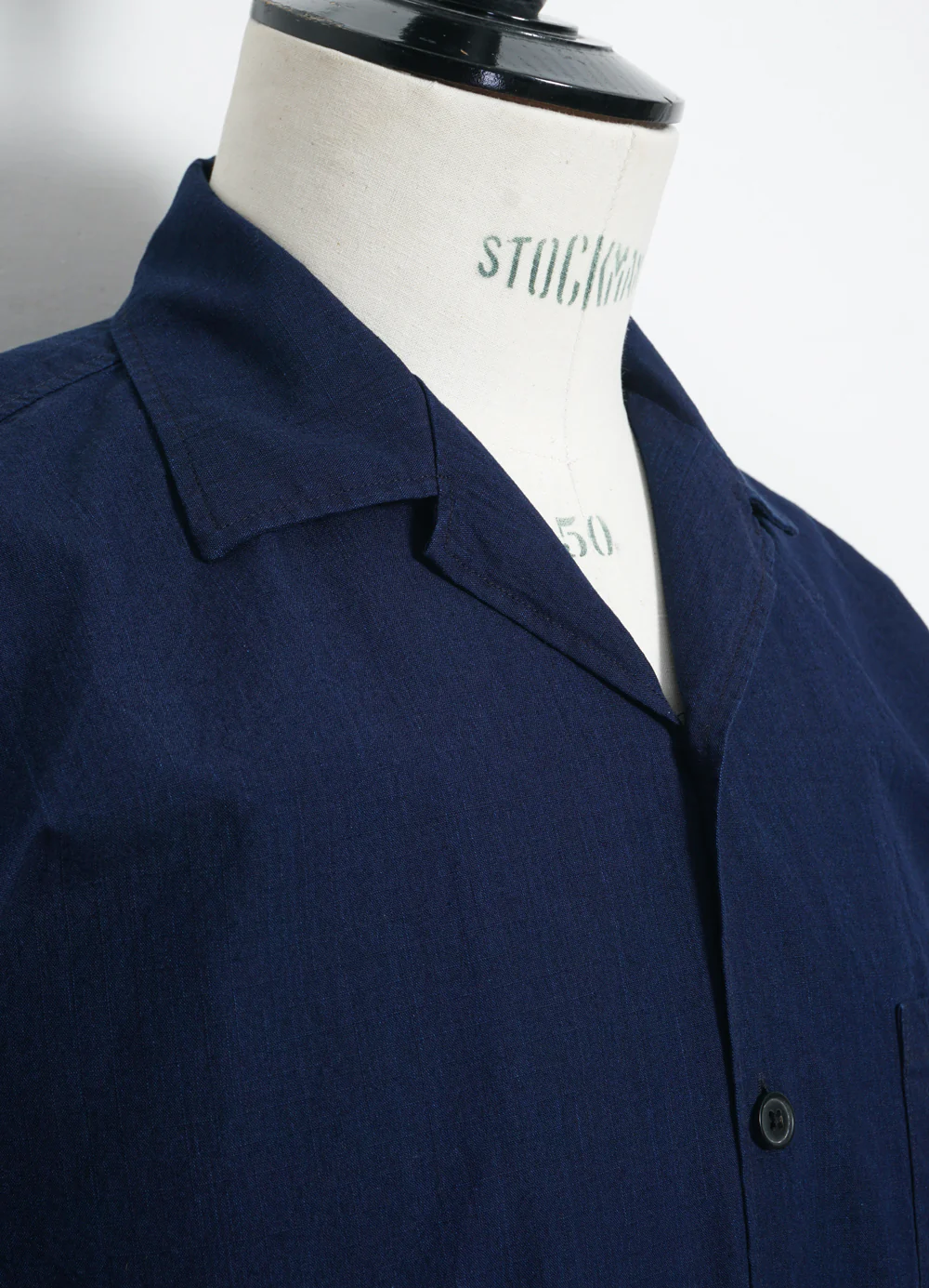 JONNY | Short Sleeve Shirt | Indigo Ripstop - Image 2