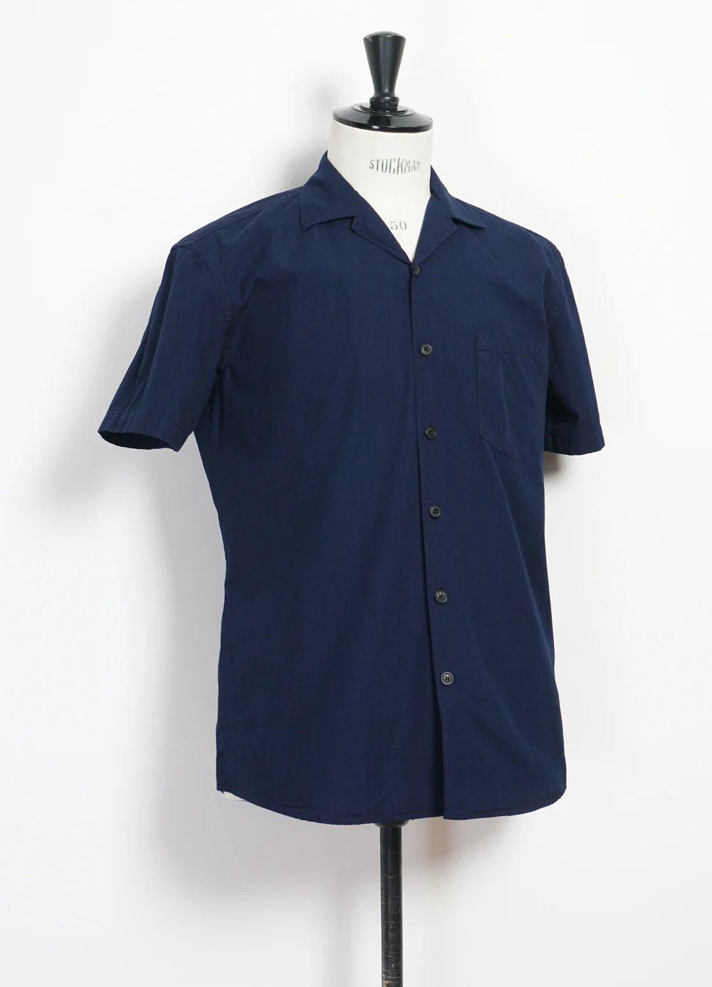 JONNY | Short Sleeve Shirt | Indigo Ripstop - Image 3