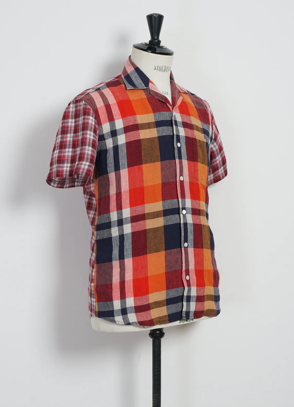 JONNY | Short Sleeve Shirt | Red Checks - Image 4