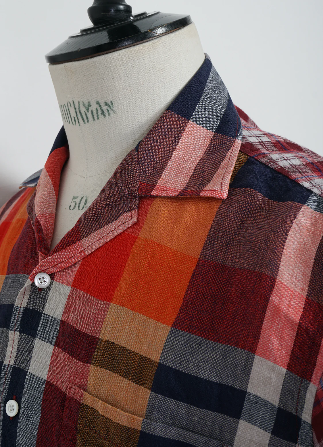 JONNY | Short Sleeve Shirt | Red Checks - Image 5
