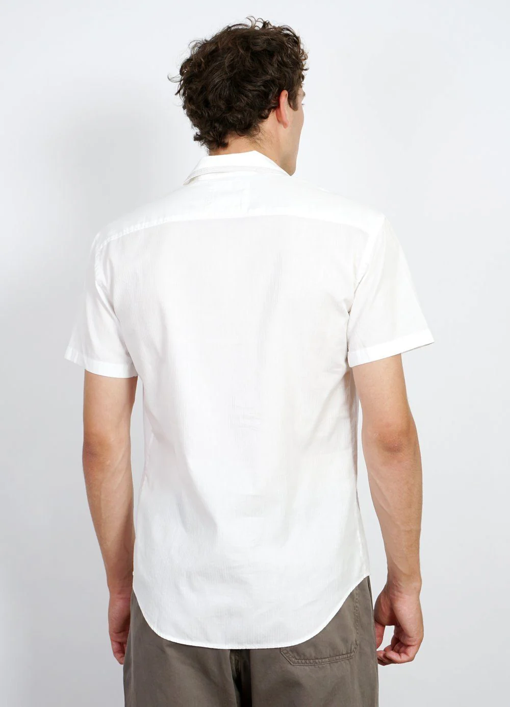 JONNY | Short Sleeve Shirt | White - Image 3