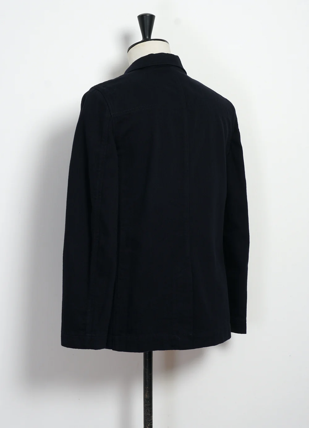 JOSEF | Refined Workwear Jacket | Black Slub - Image 5
