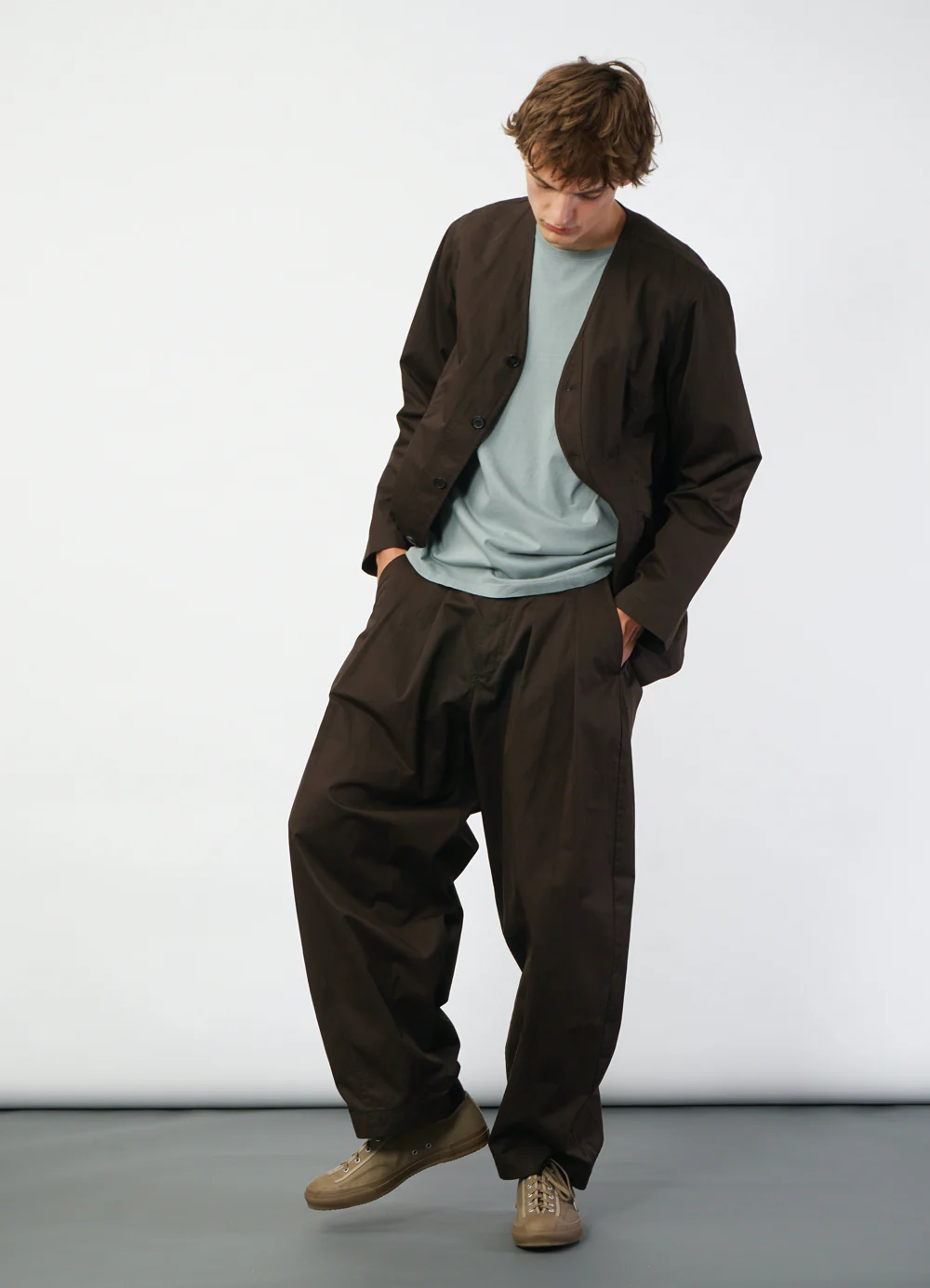 JULIAN 29-110-3 | Crew Neck T-Shirt | Lagoon - Image 3