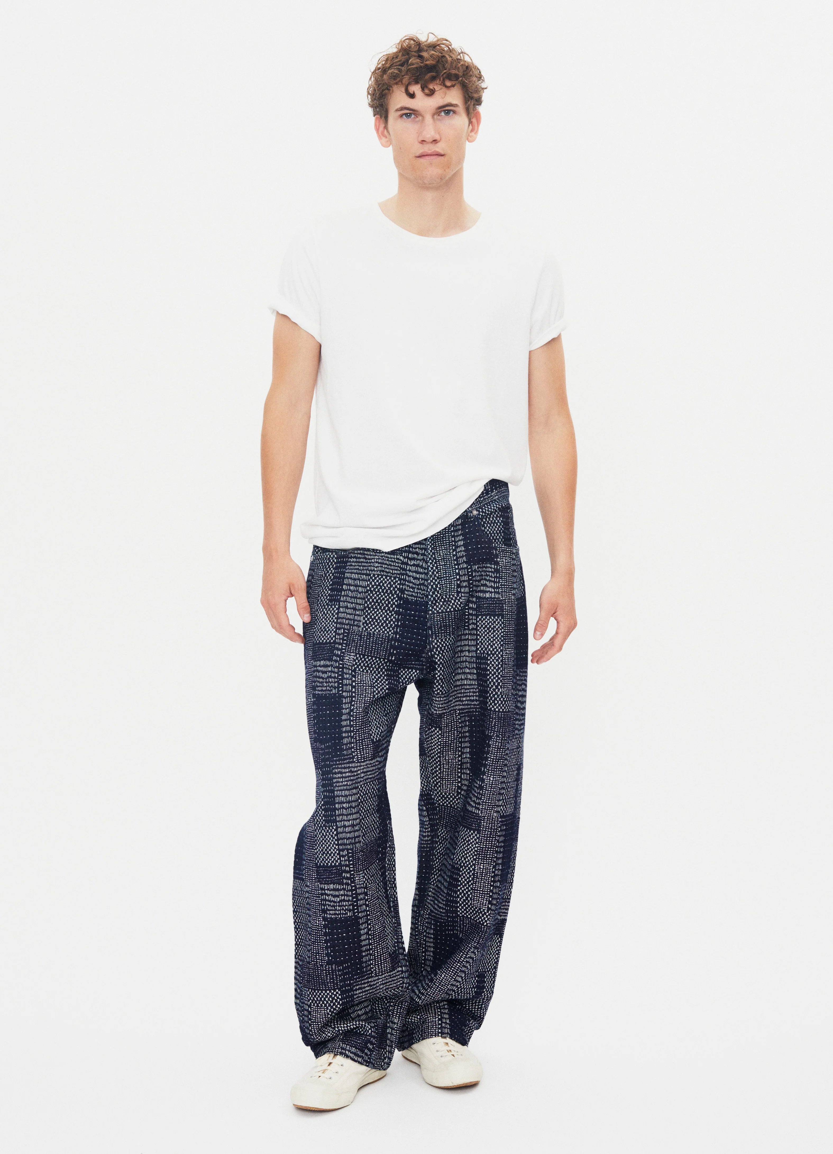 JULIAN 32-110-1 | Crew Neck T-Shirt | White - Image 2