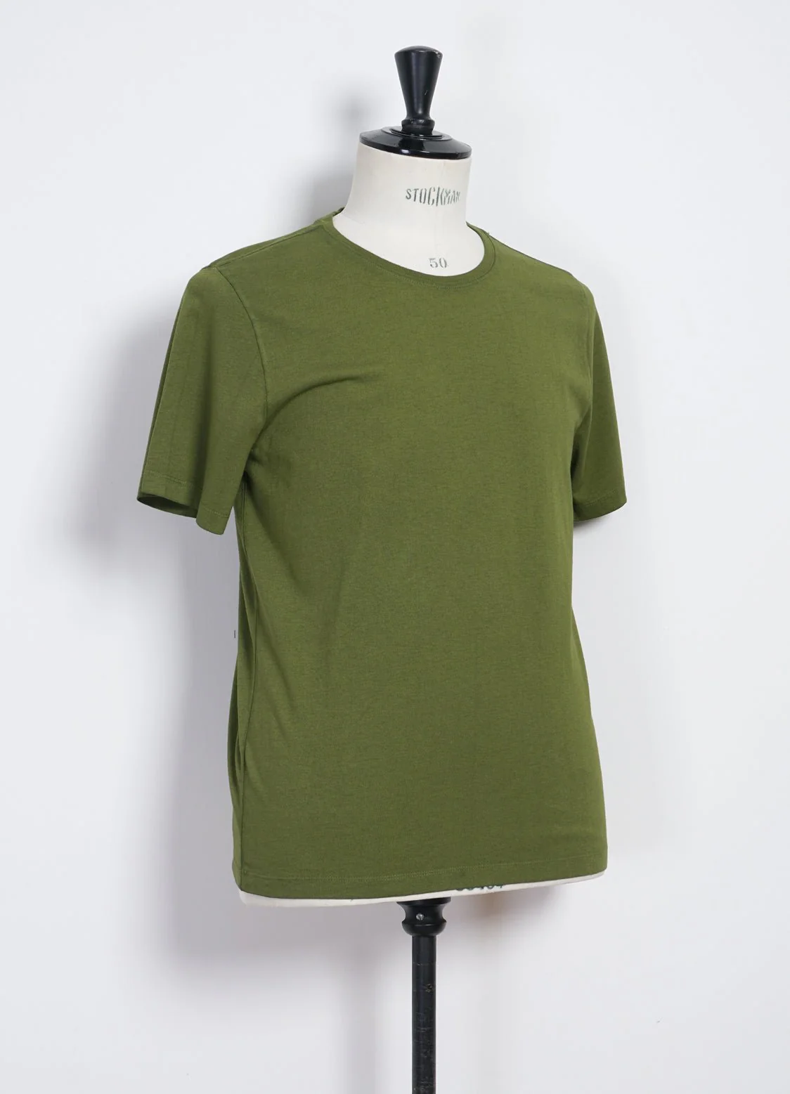 JULIAN | Crew Neck T-Shirt | Cretan Green - Image 2