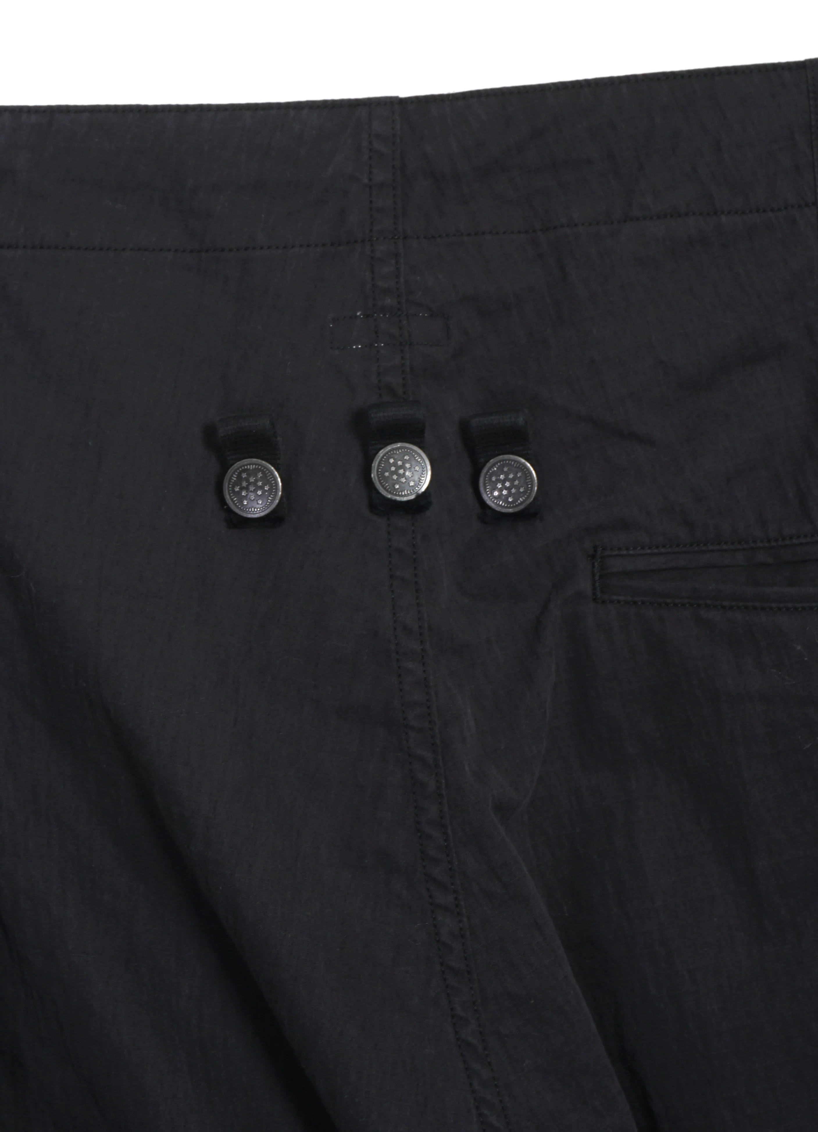 JUMBO CARGO PANTS | Ripstop Workwear Trouser | Black - Image 3
