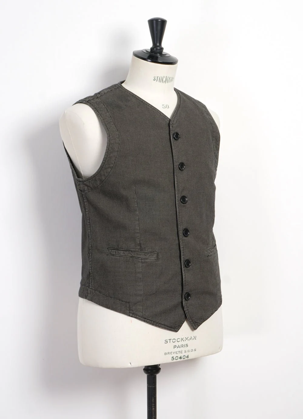 KAJ | Casual Waistcoat | Black Sand - Image 3