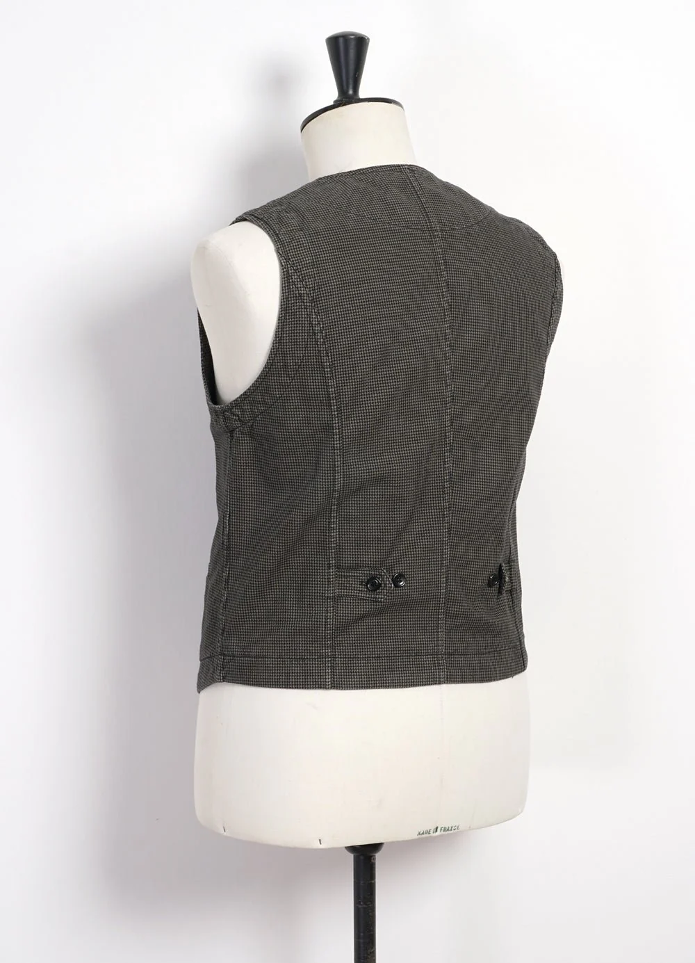 KAJ | Casual Waistcoat | Black Sand - Image 4