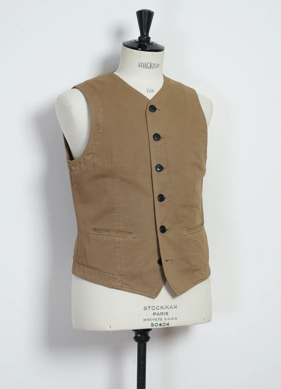 KAJ | Casual Waistcoat | Classic Beige - Image 3