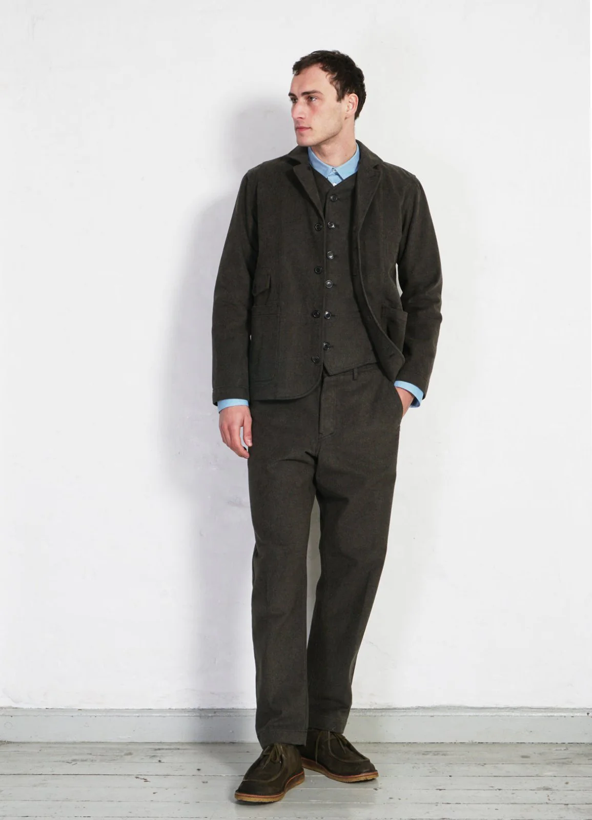 KAJ | Casual Waistcoat | Greenish - Image 6