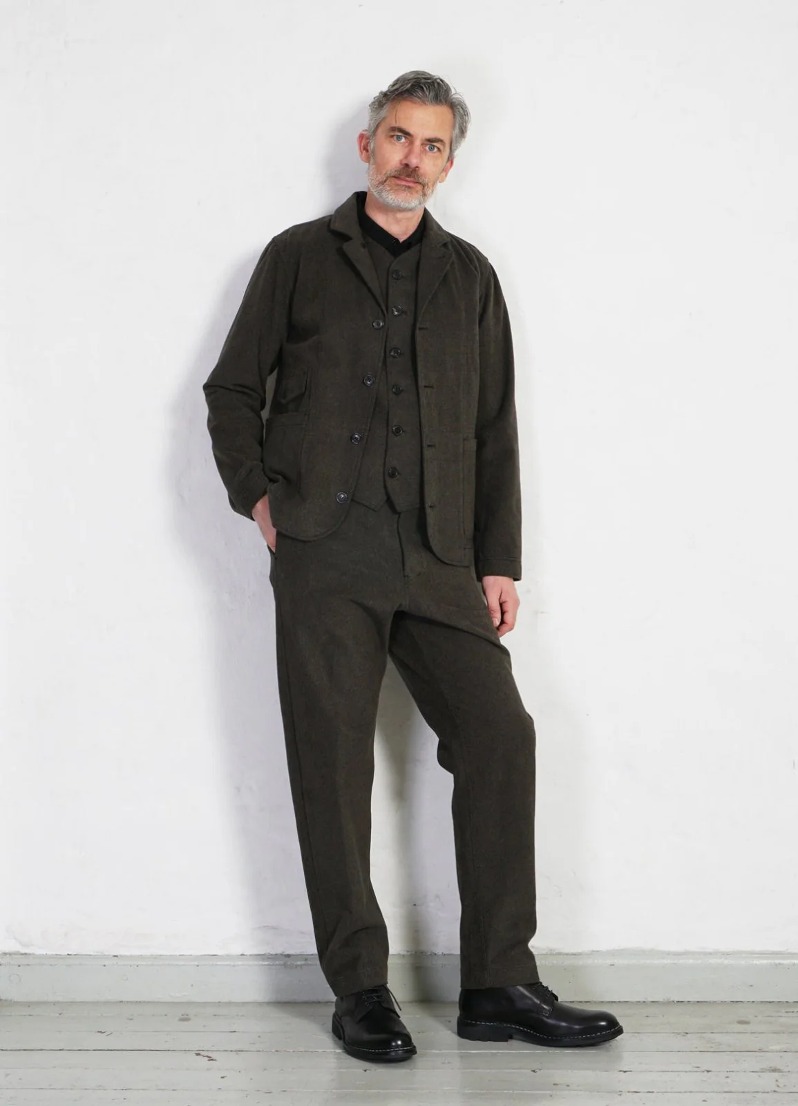 KAJ | Casual Waistcoat | Greenish - Image 7