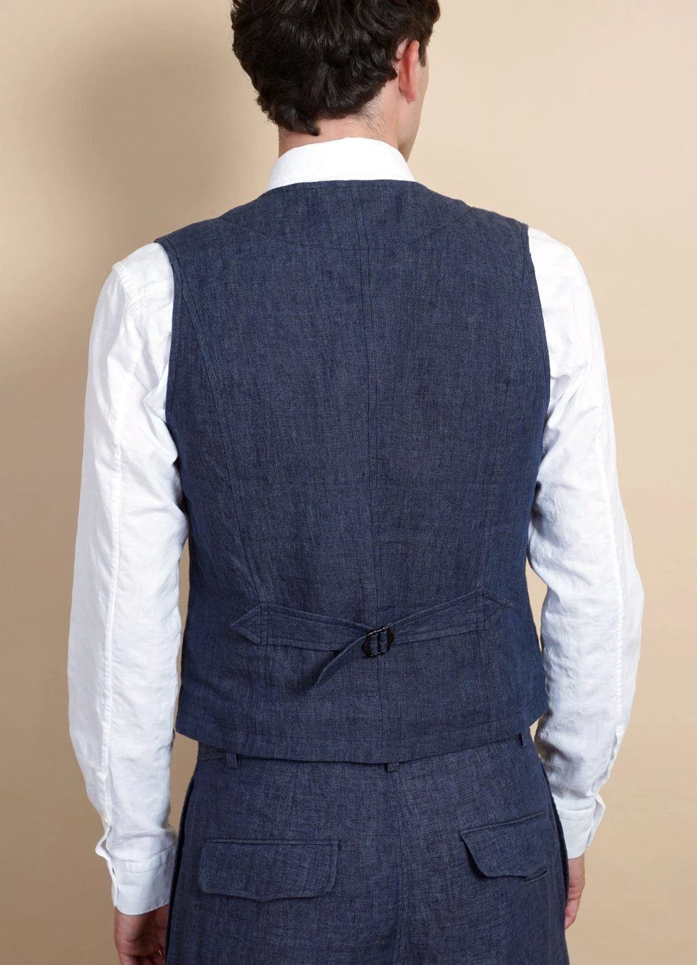 KALLE | Casual Classic Vest | Blue Delave - Image 3