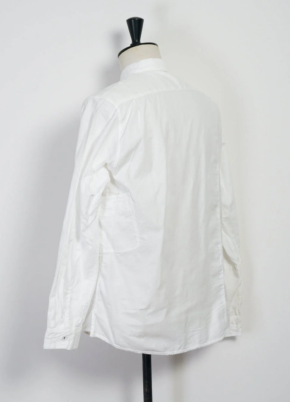 KATMANDU | Cotton & Linen Patchwork Shirt | White - Image 3
