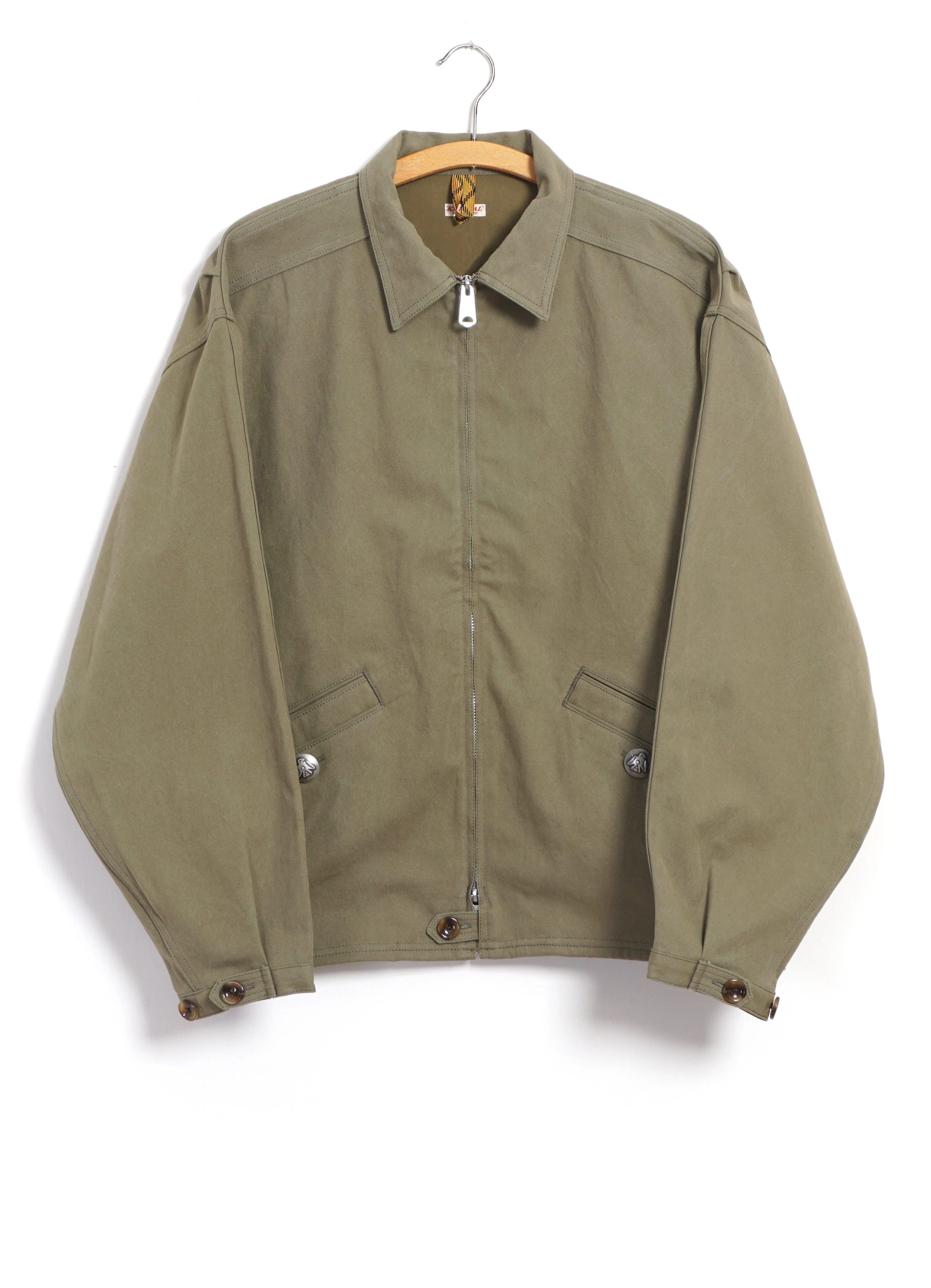 KAYAK PAW-PAW | Cotton-Canvas Blouson Jacket | Khaki