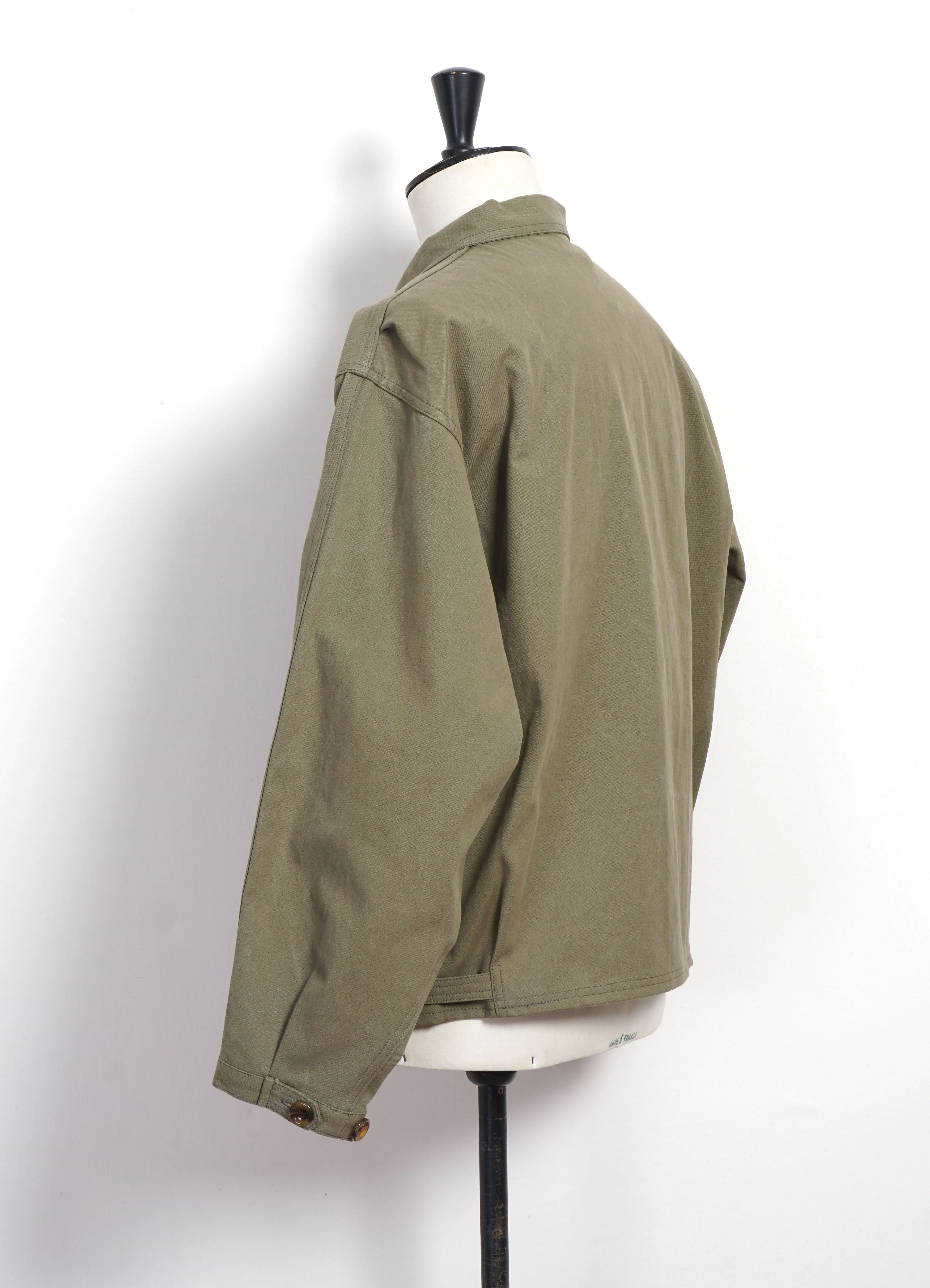 KAYAK PAW-PAW | Cotton-Canvas Blouson Jacket | Khaki - Image 3