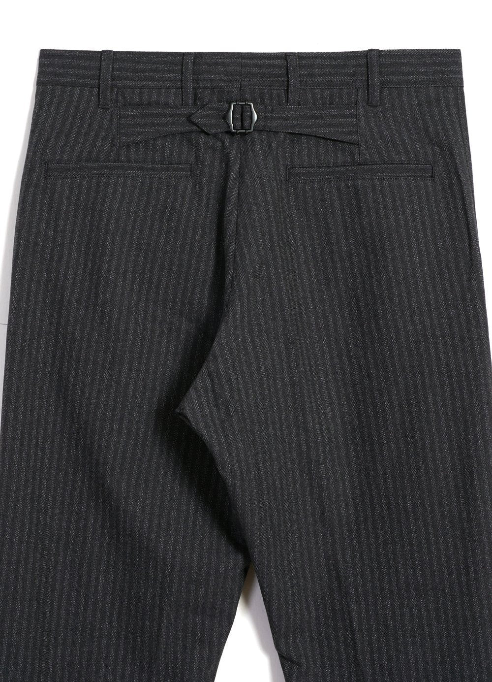 KIAN | Cinch Back Wide Trousers | Grey Pin - Image 6