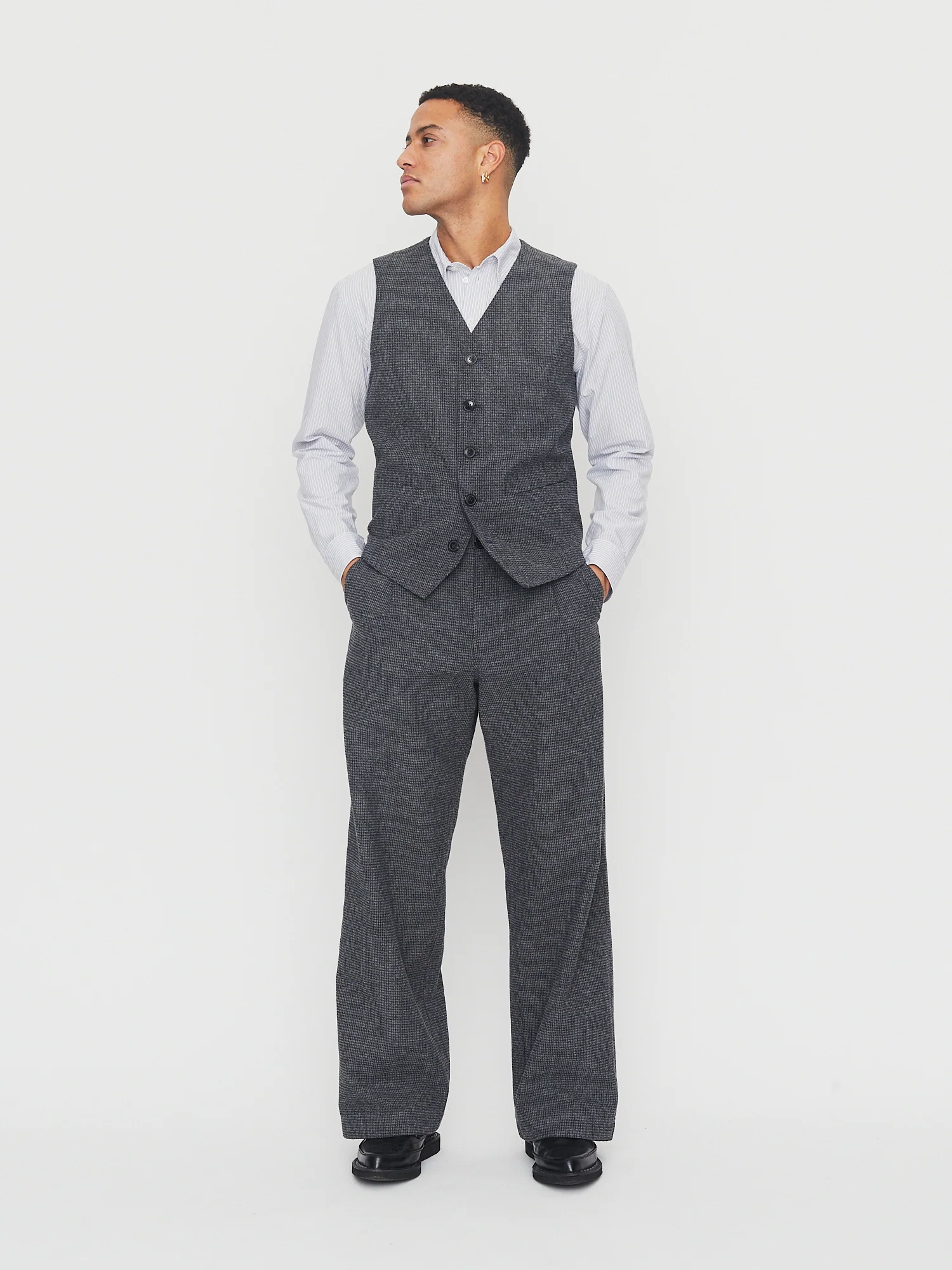 KNUD 30-29-5 | Casual Waistcoat | Broken Grey - Image 2