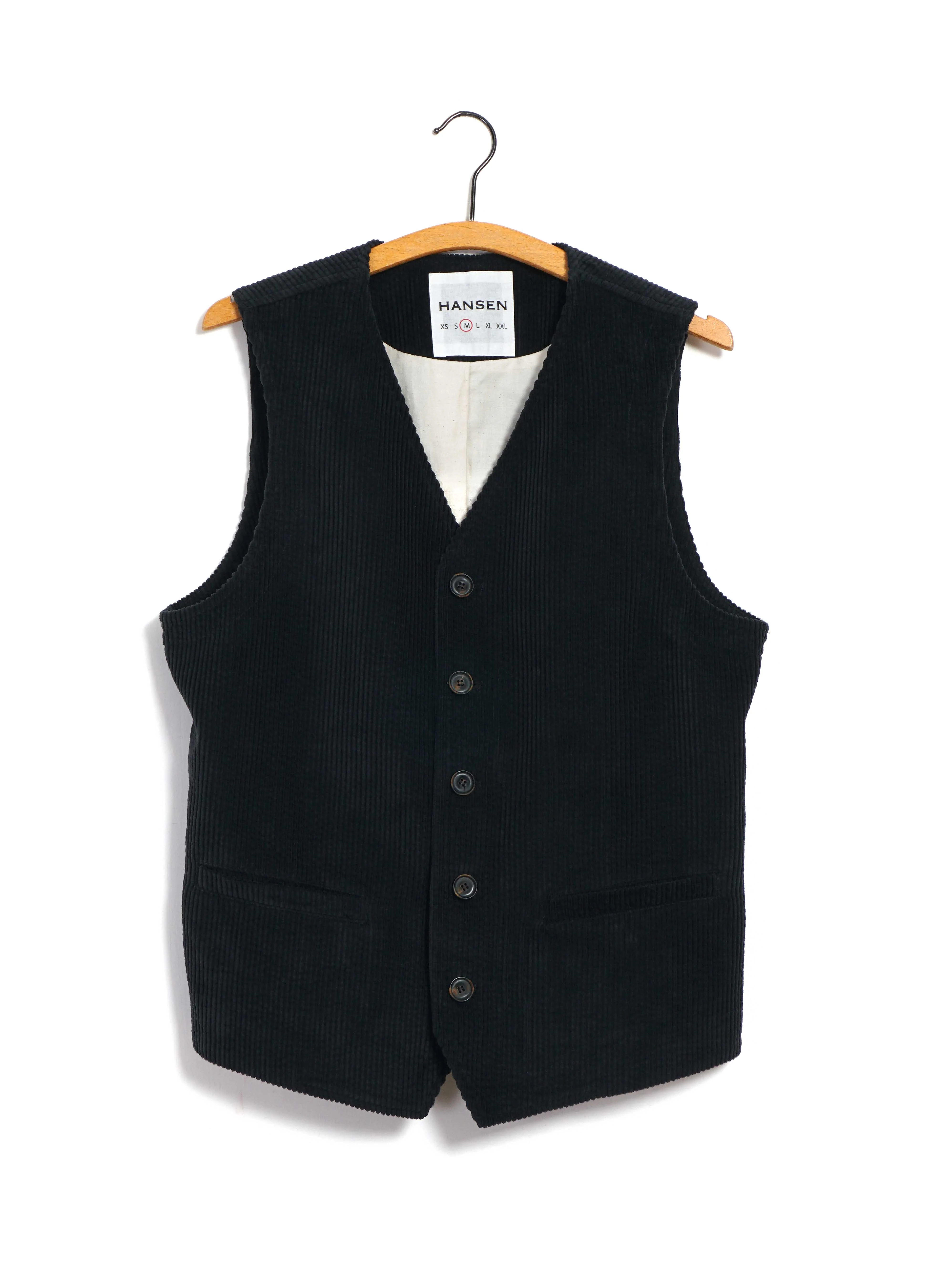 KNUD 30-35-2 | Casual Waistcoat | Dusty Black