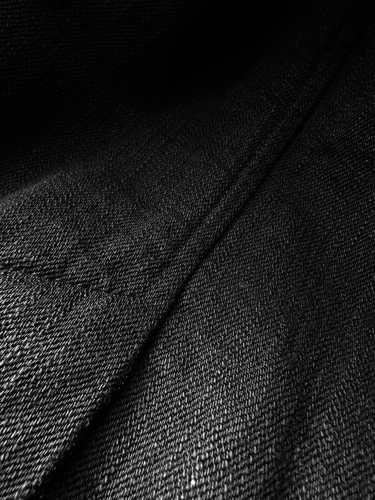 KNUD | Casual Waistcoat | Black Slub - Image 5