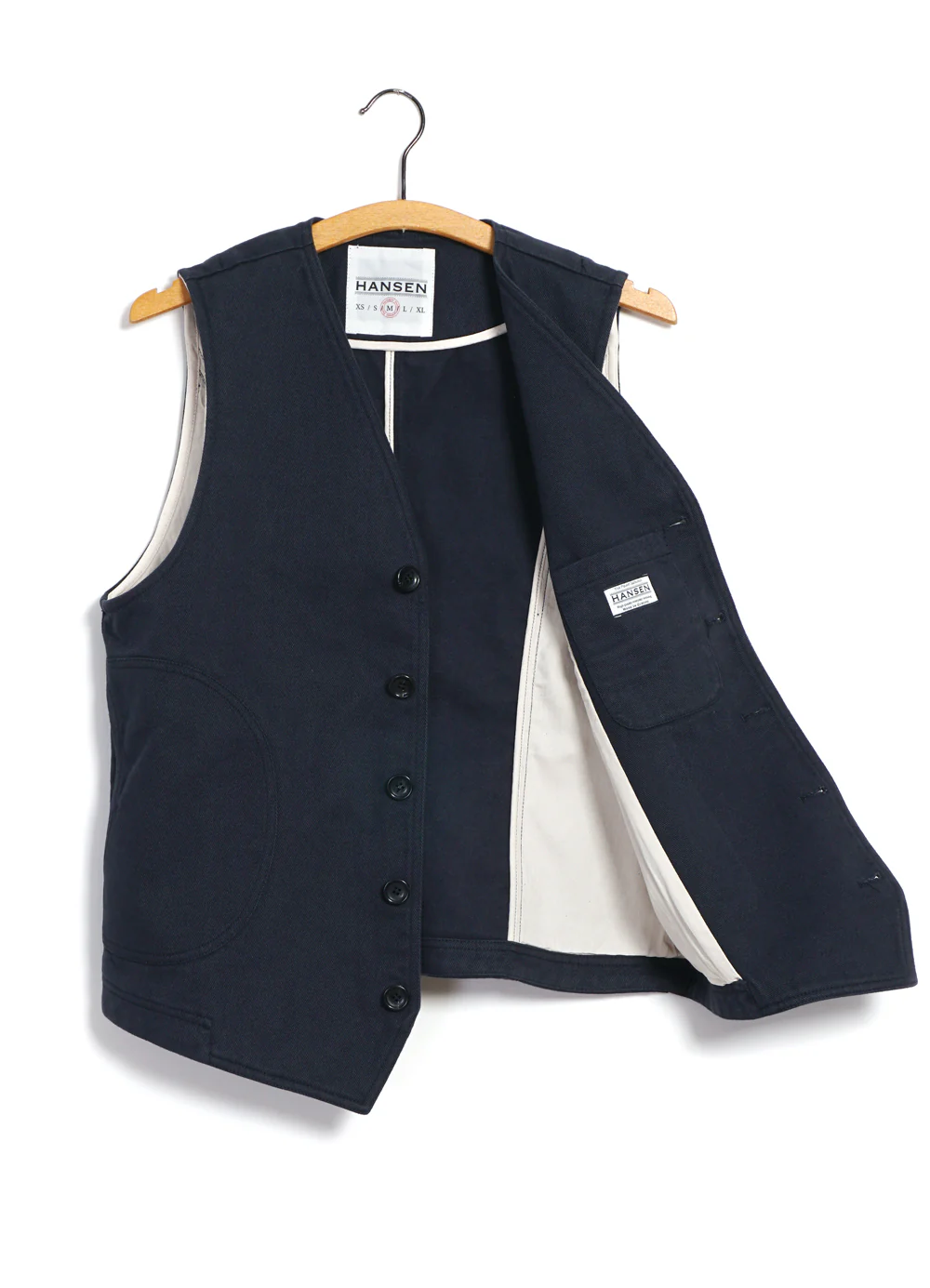KNUD | Workwear Waistcoat | Dark Navy - Image 6