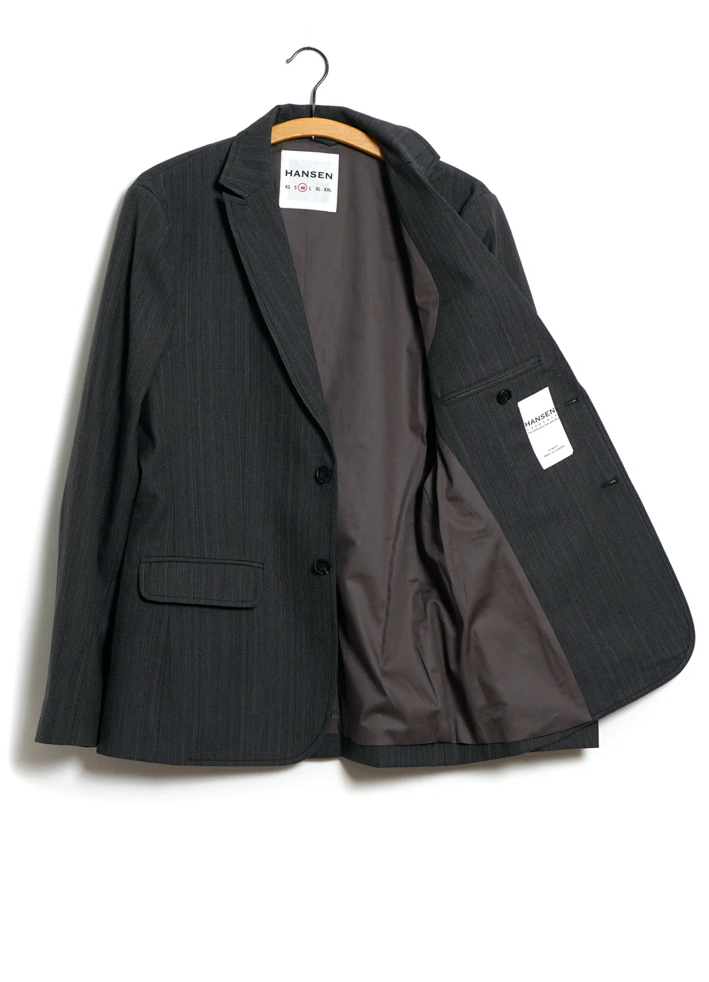 KRISTOFFER 28-37-7 | Two Button Blazer | Brown Grey - Image 4